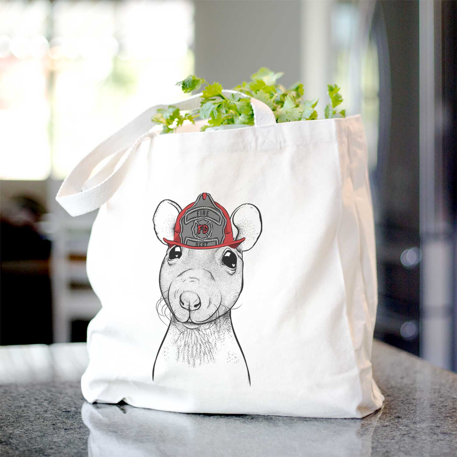 Ruthie the Hairless Rat - Tote Bag