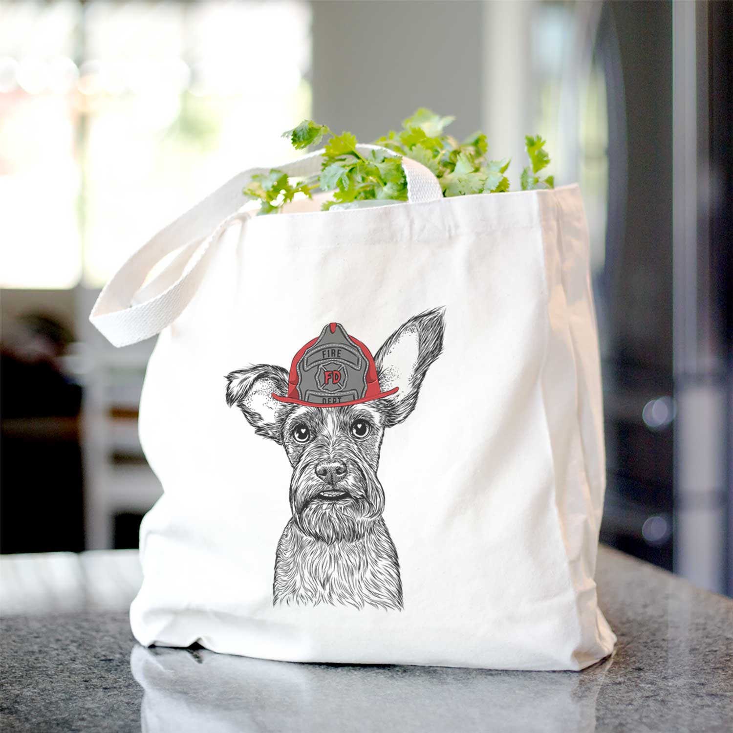 Sawyer the Snorkie - Tote Bag