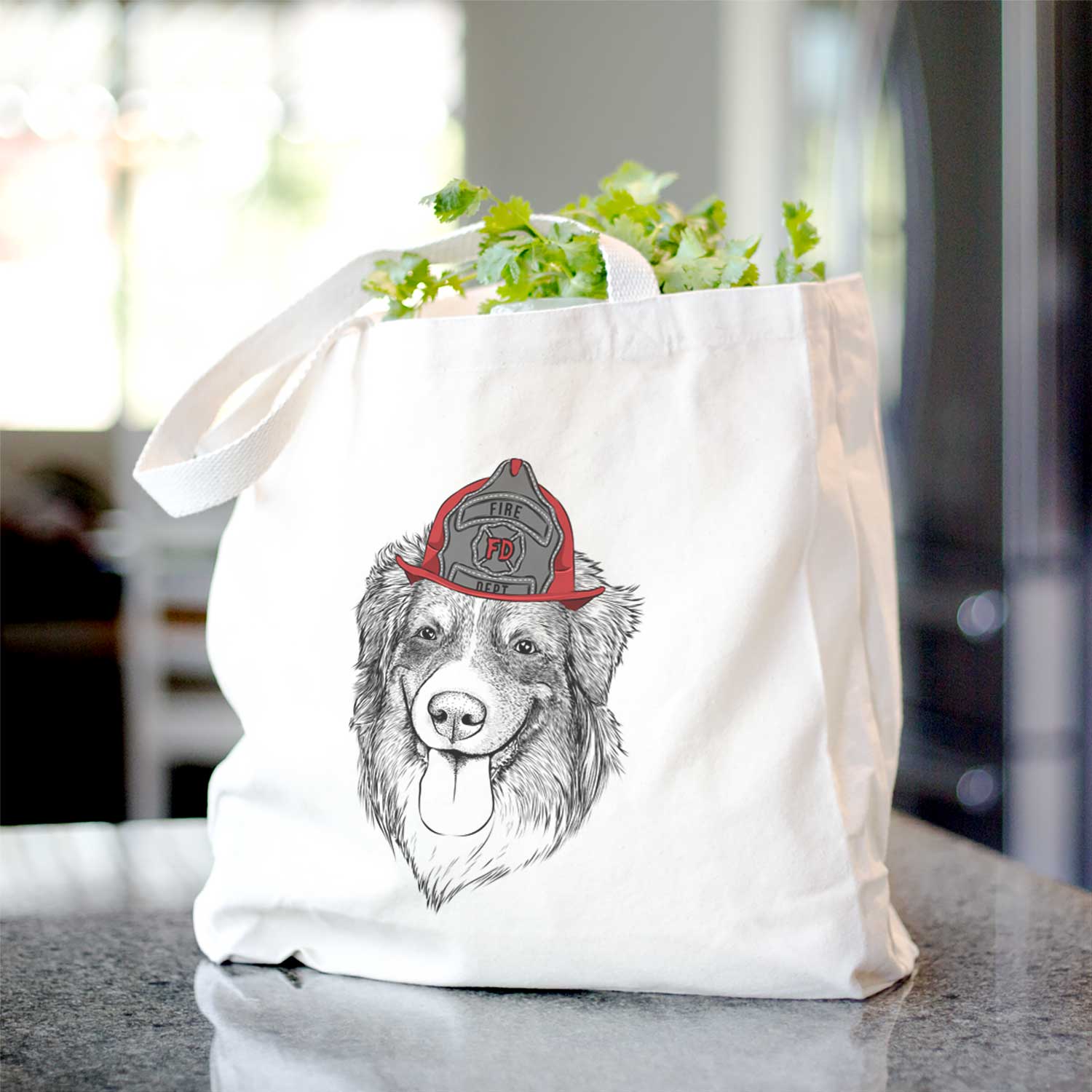 Siena the Australian Shepherd - Tote Bag