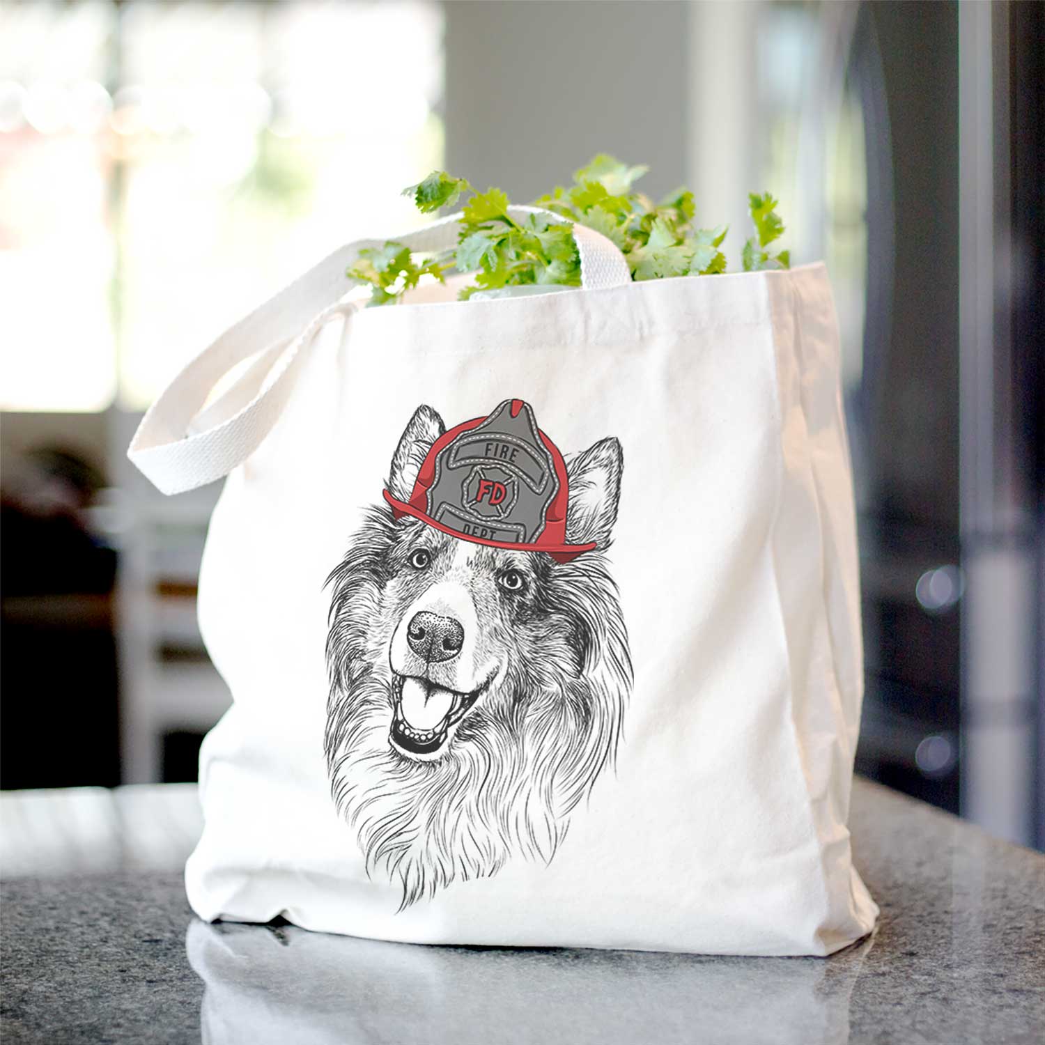 Skylar the Shetland Sheepdog - Tote Bag