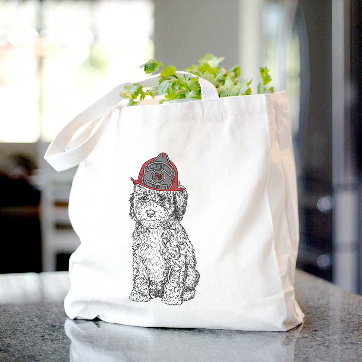 Sweet Tea the Mini Doodle - Tote Bag