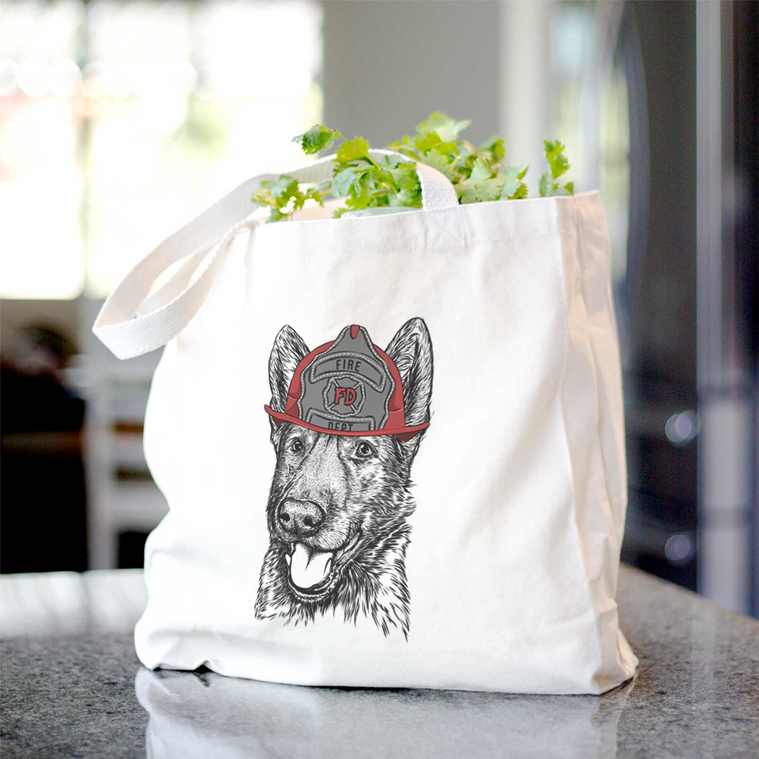 Tena the German Shepherd - Tote Bag