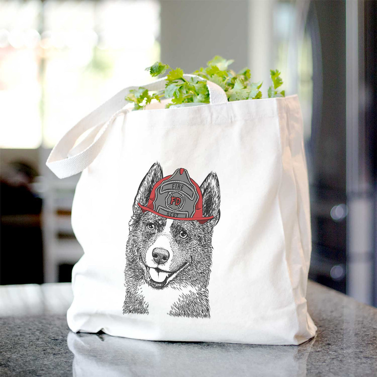 Tosca the Karelian Bear Dog - Tote Bag