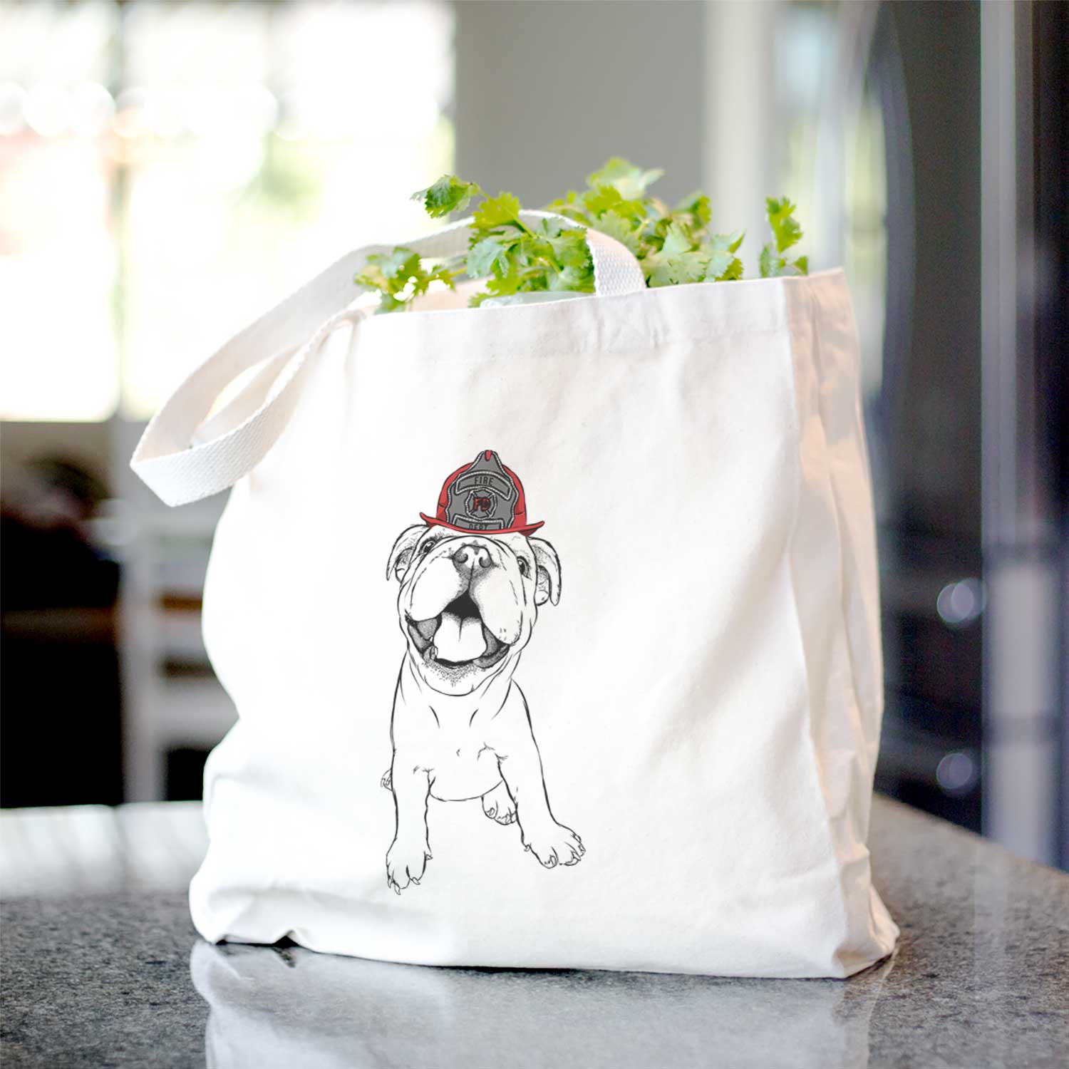 Tyke the English Bulldog - Tote Bag