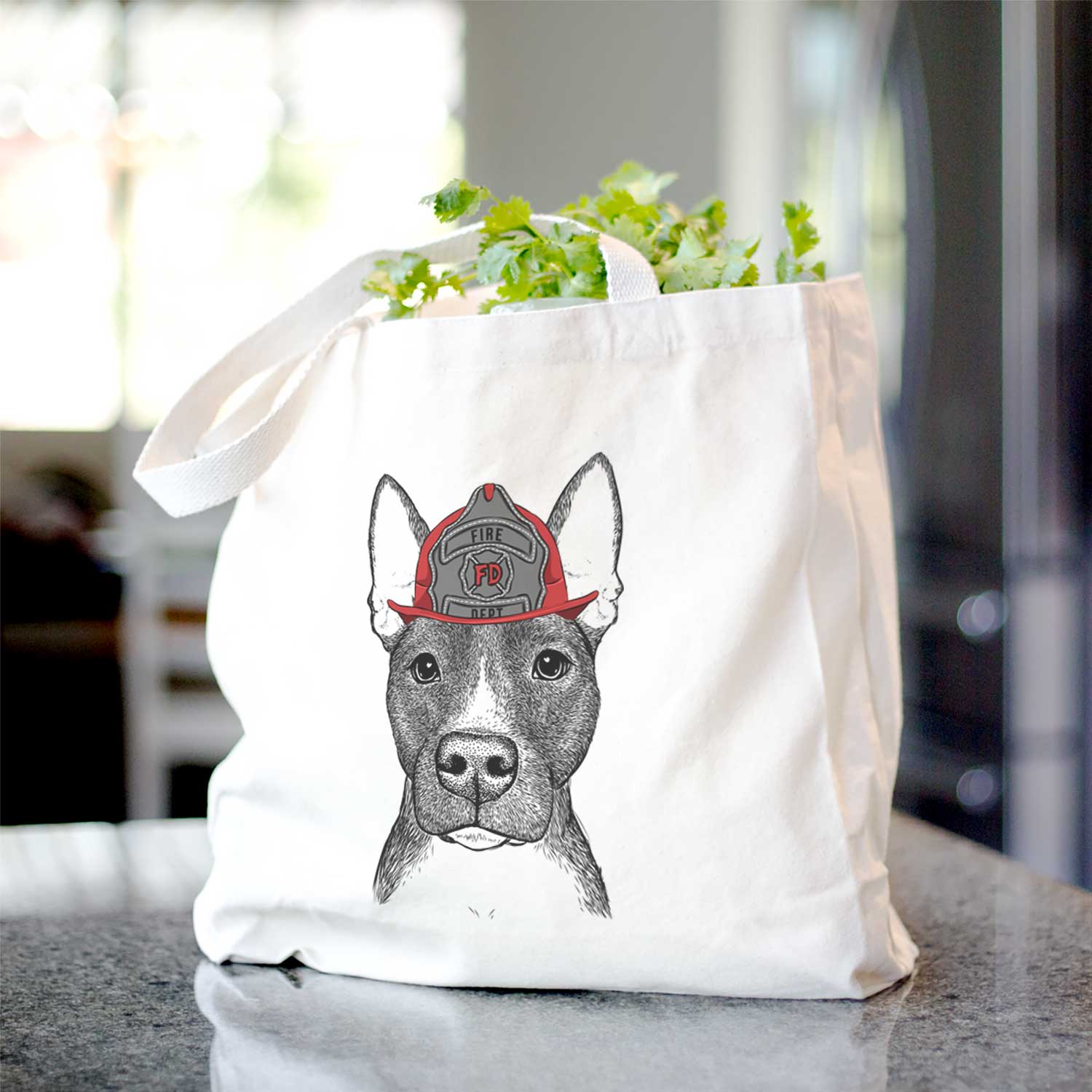 Violet the Pitbull - Tote Bag