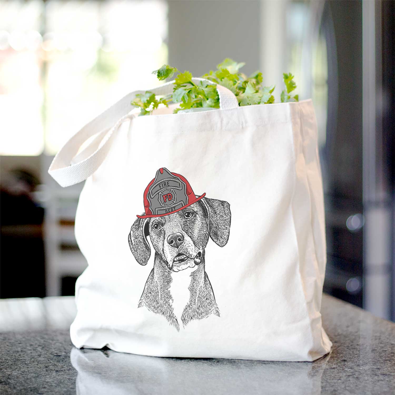 Zeena the Plott Hound Mix - Tote Bag