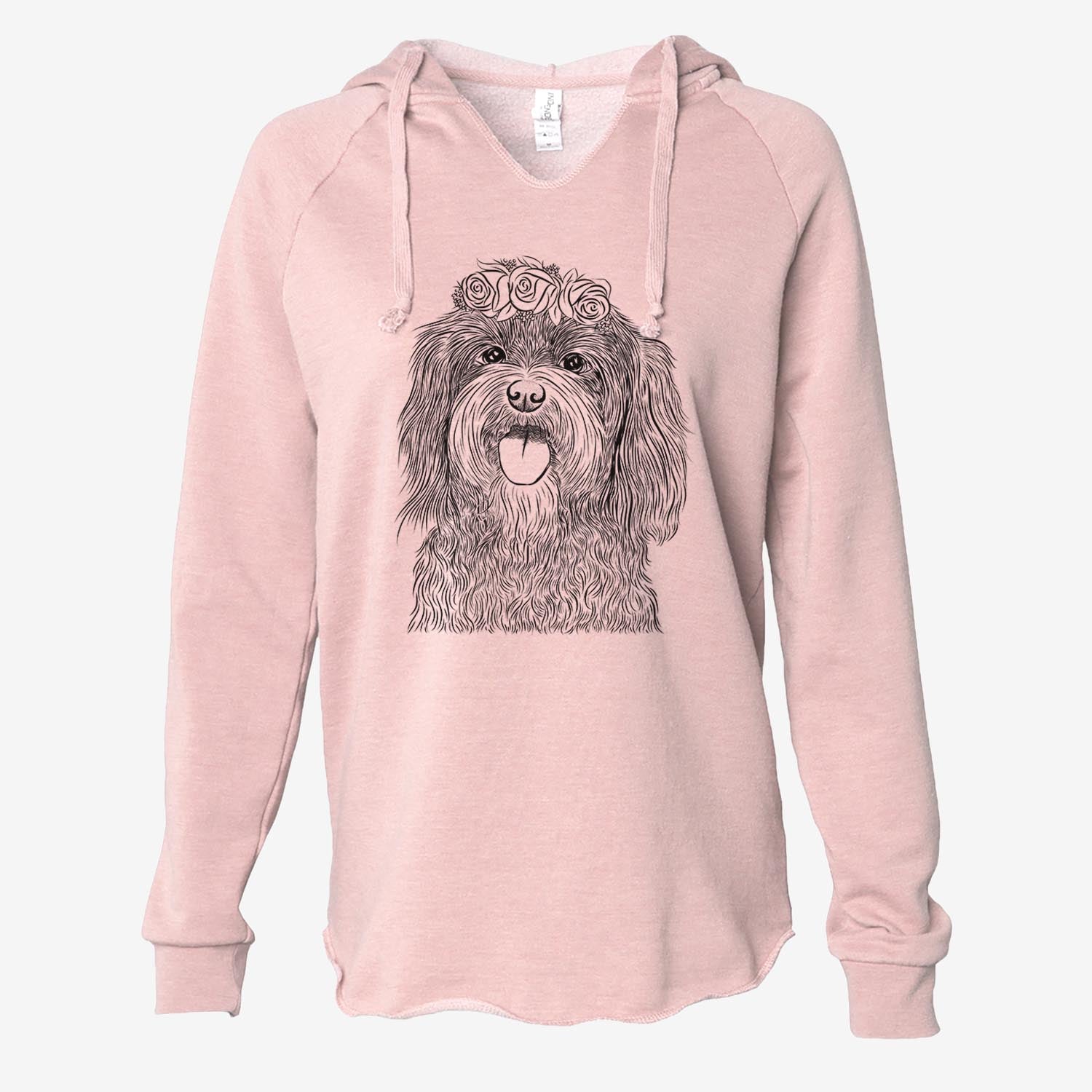 Sophie the Havanese - Cali Wave Hooded Sweatshirt