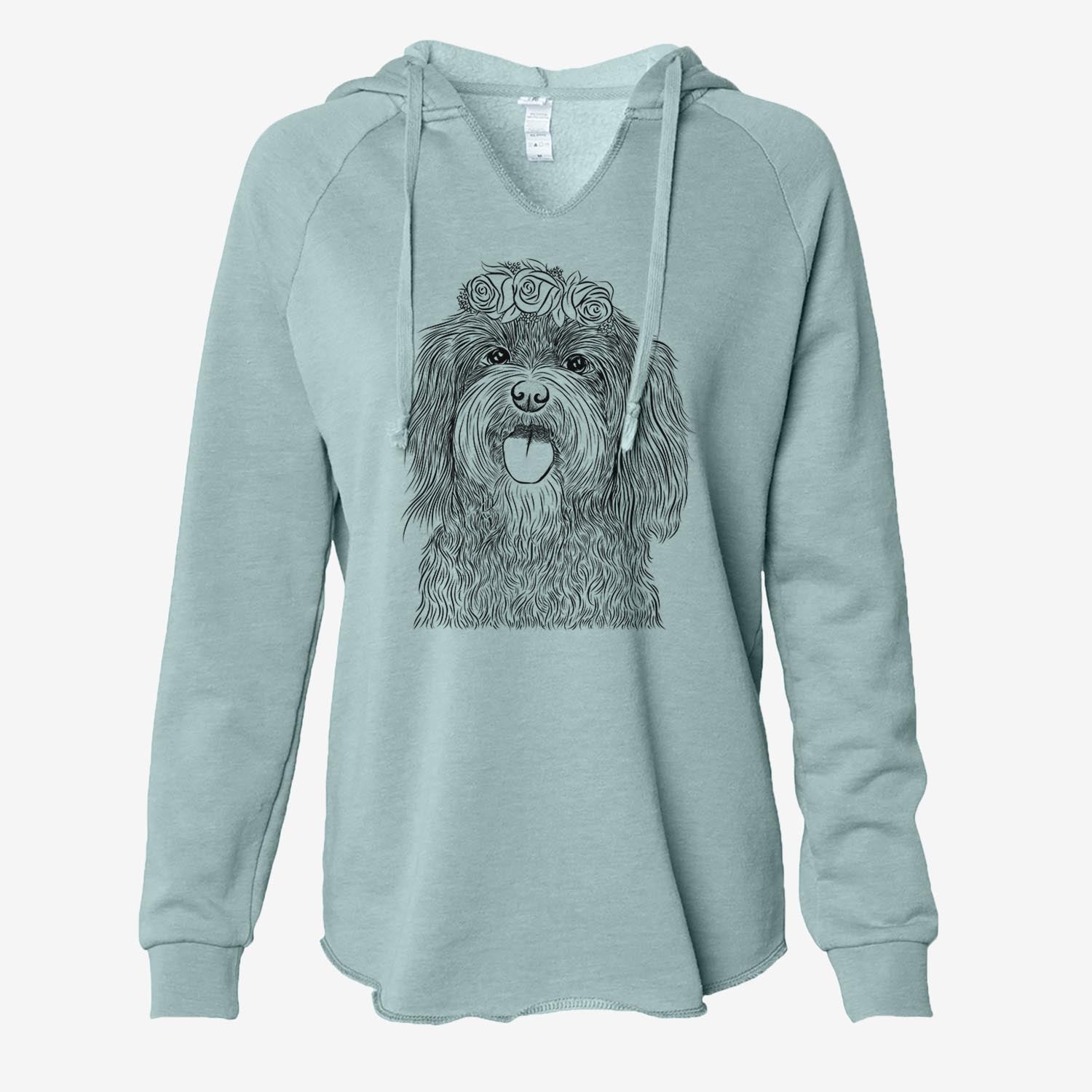 Sophie the Havanese - Cali Wave Hooded Sweatshirt