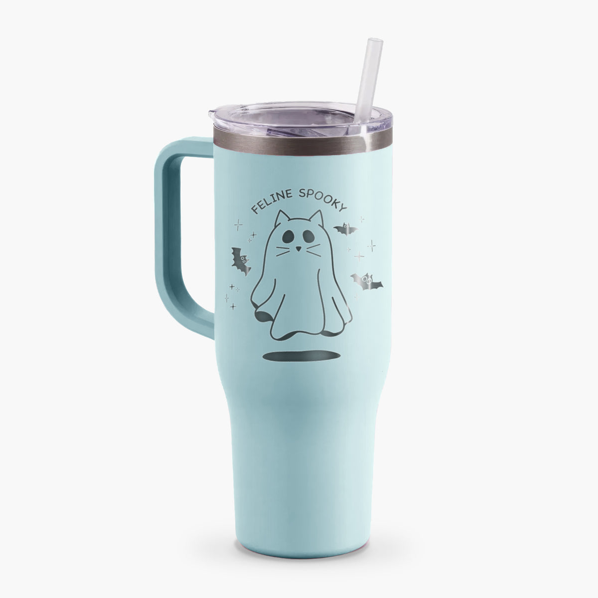 Feline Spooky - 40oz Tumbler with Handle