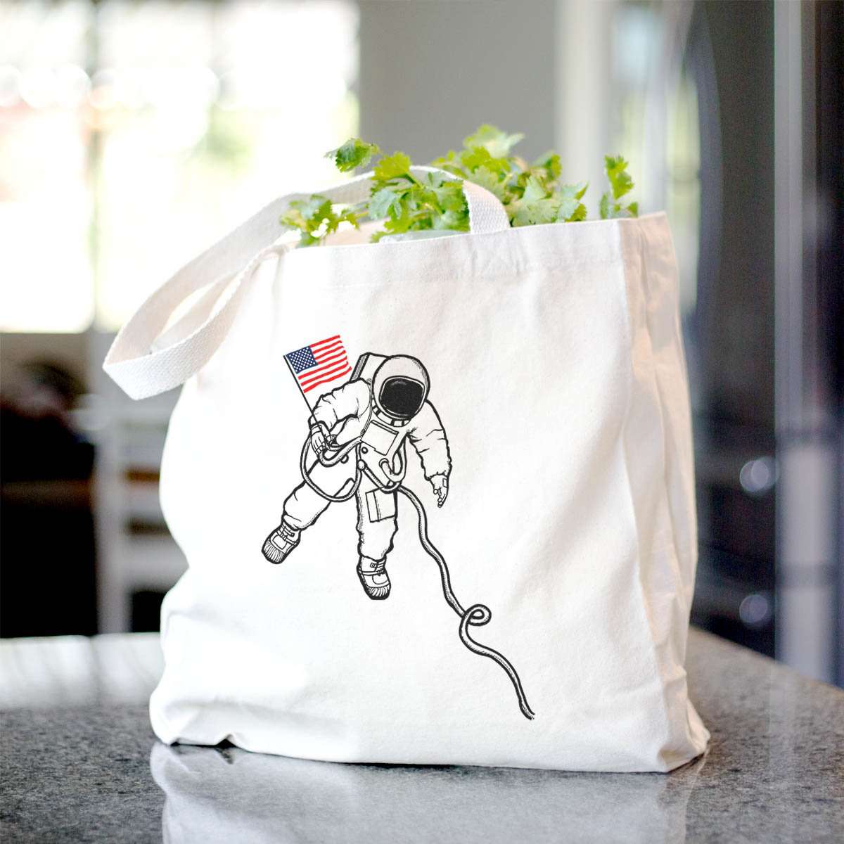 Floating Astronaut  - Tote Bag