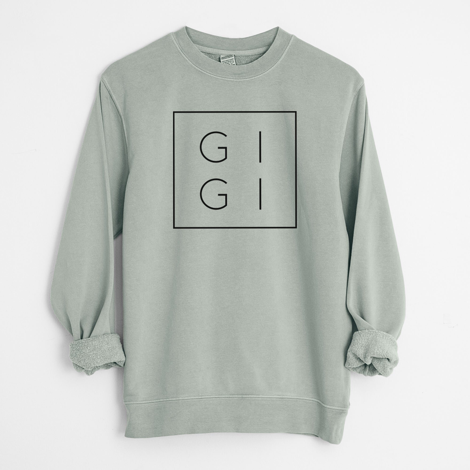 Gigi Boxed - Unisex Pigment Dyed Crew Sweatshirt