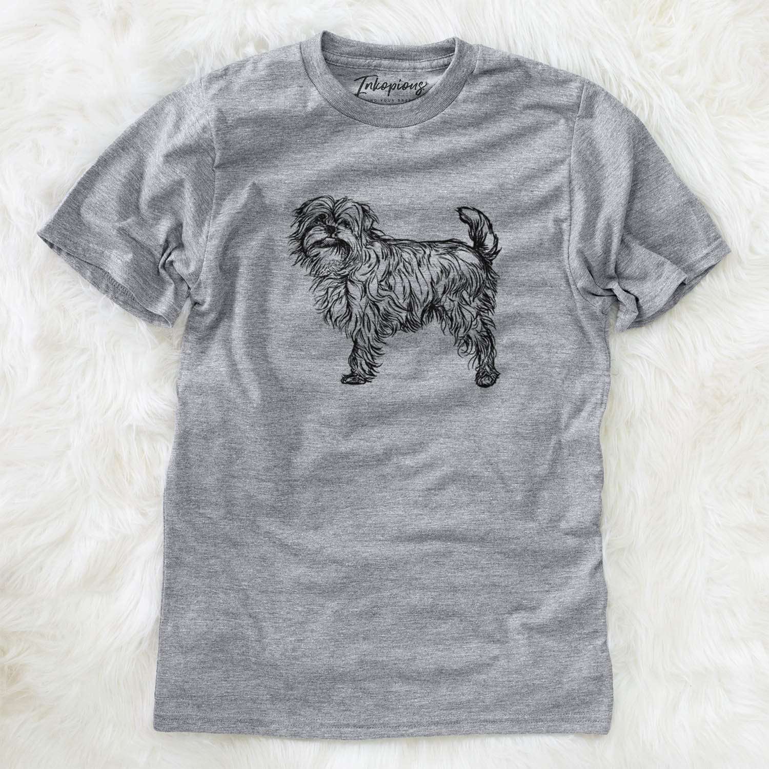 Halftone Affenpinscher  - Unisex Crewneck