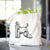 Halftone Afghan Hound  - Tote Bag