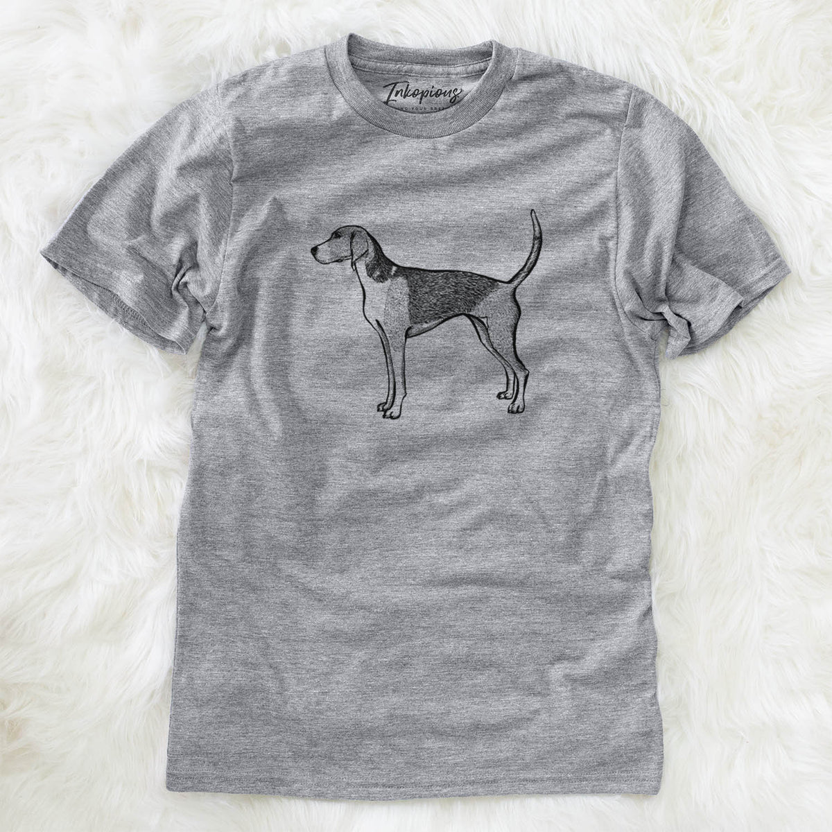 Halftone American Fox Hound  - Unisex Crewneck