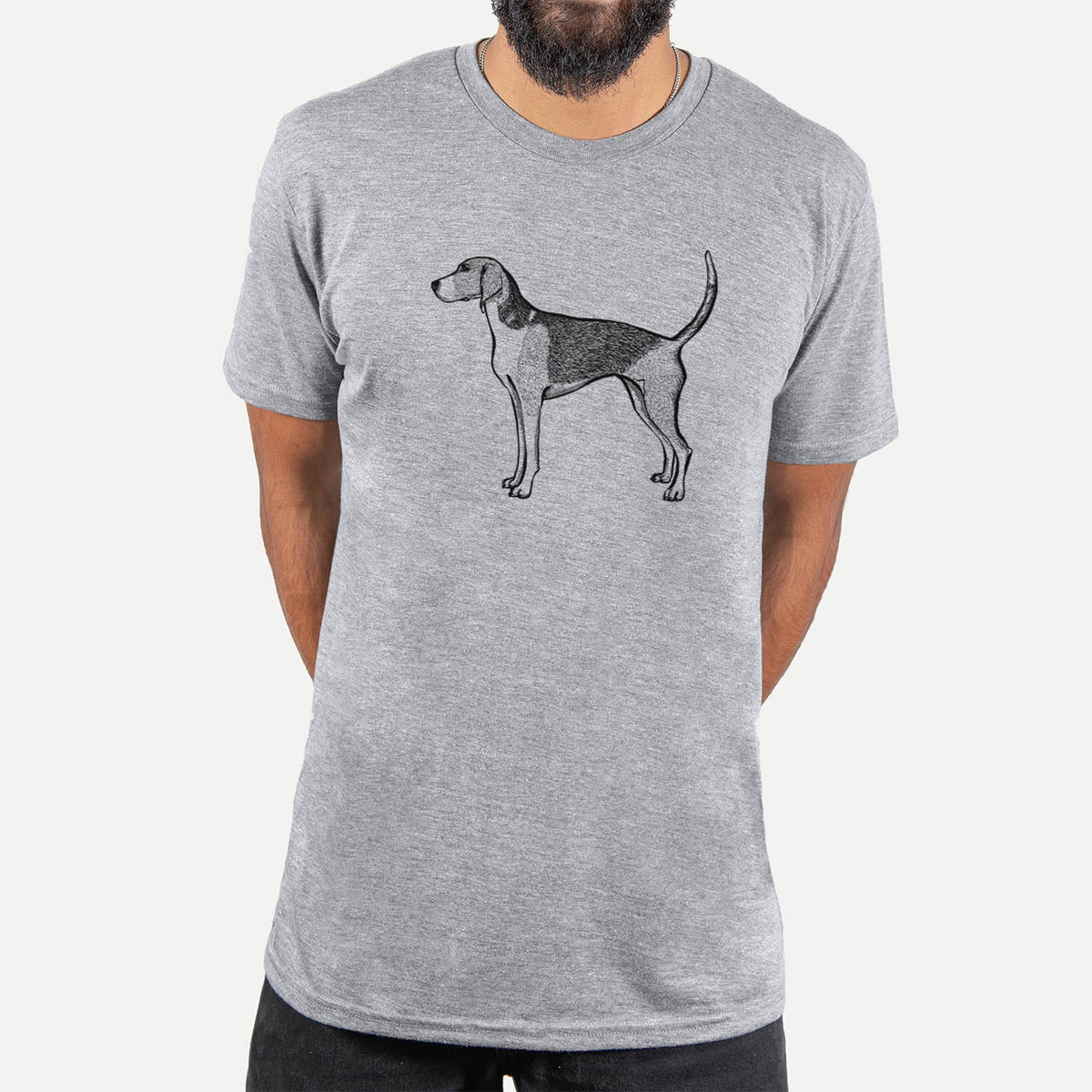 Halftone American Fox Hound  - Unisex Crewneck