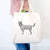 Halftone Australian Cattle Dog  - Tote Bag