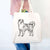 Halftone Australian Shepherd  - Tote Bag