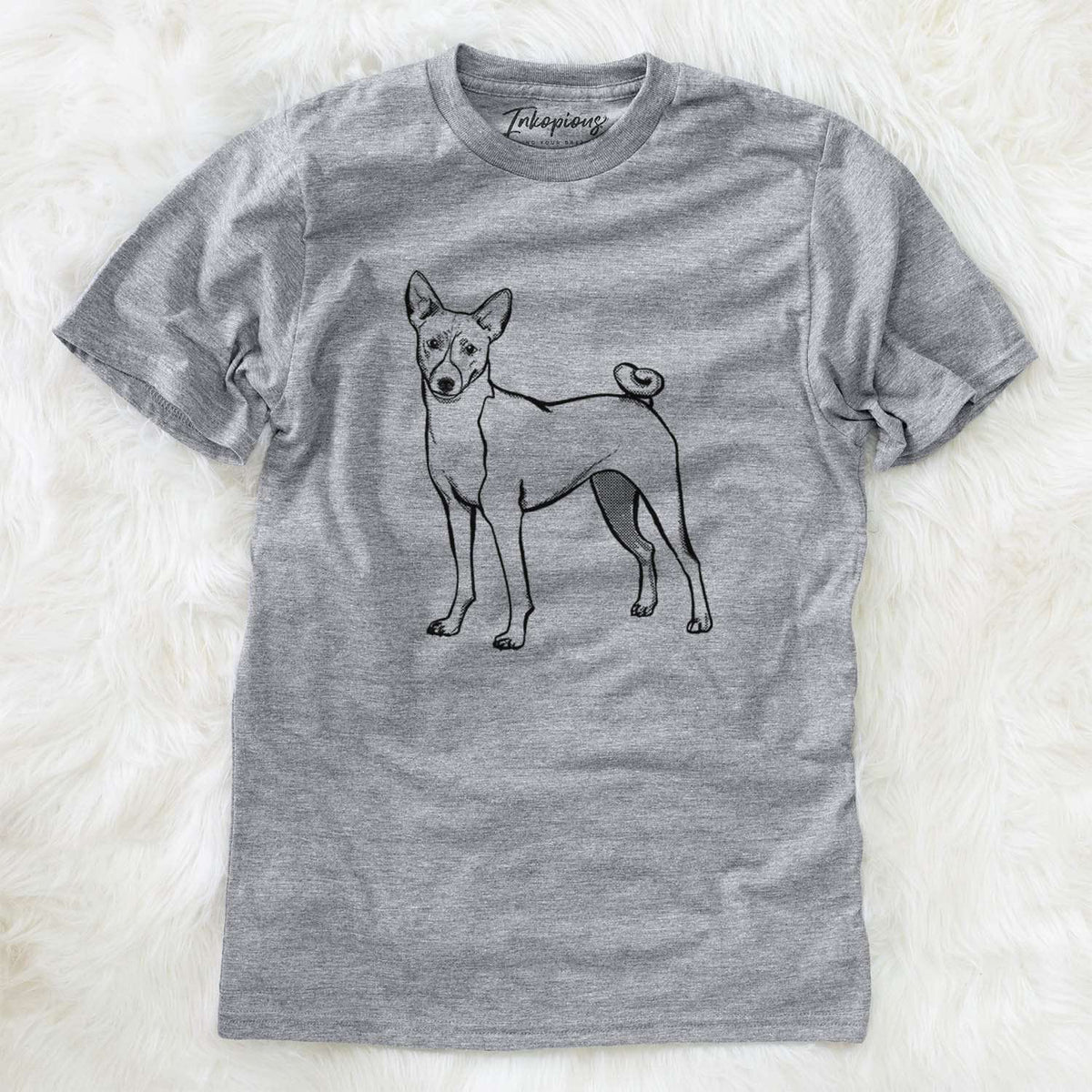 Halftone Basenji  - Unisex Crewneck