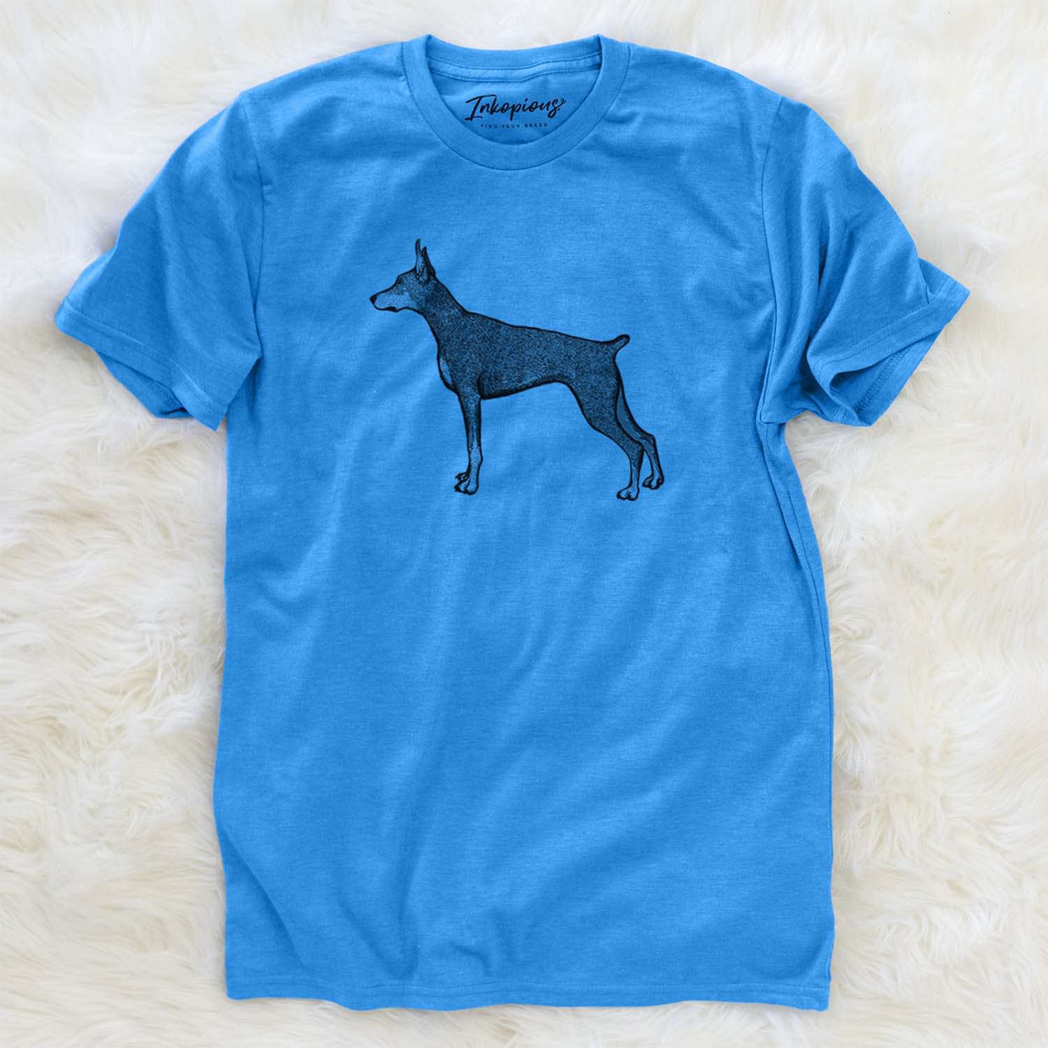 Halftone Doberman Pinscher  - Unisex Crewneck