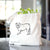 Halftone English Bulldog  - Tote Bag