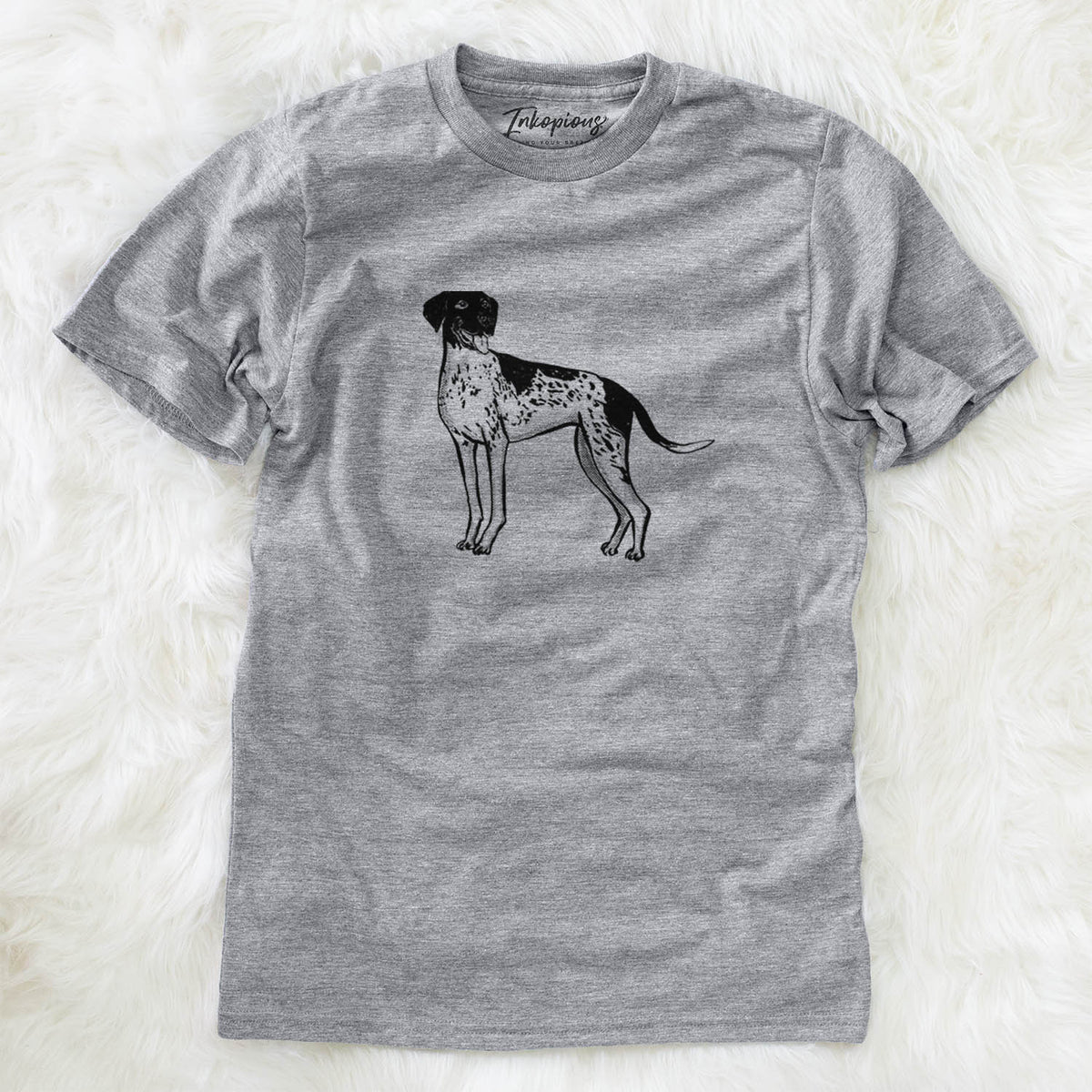 Halftone German Shorthaired Pointer  - Unisex Crewneck