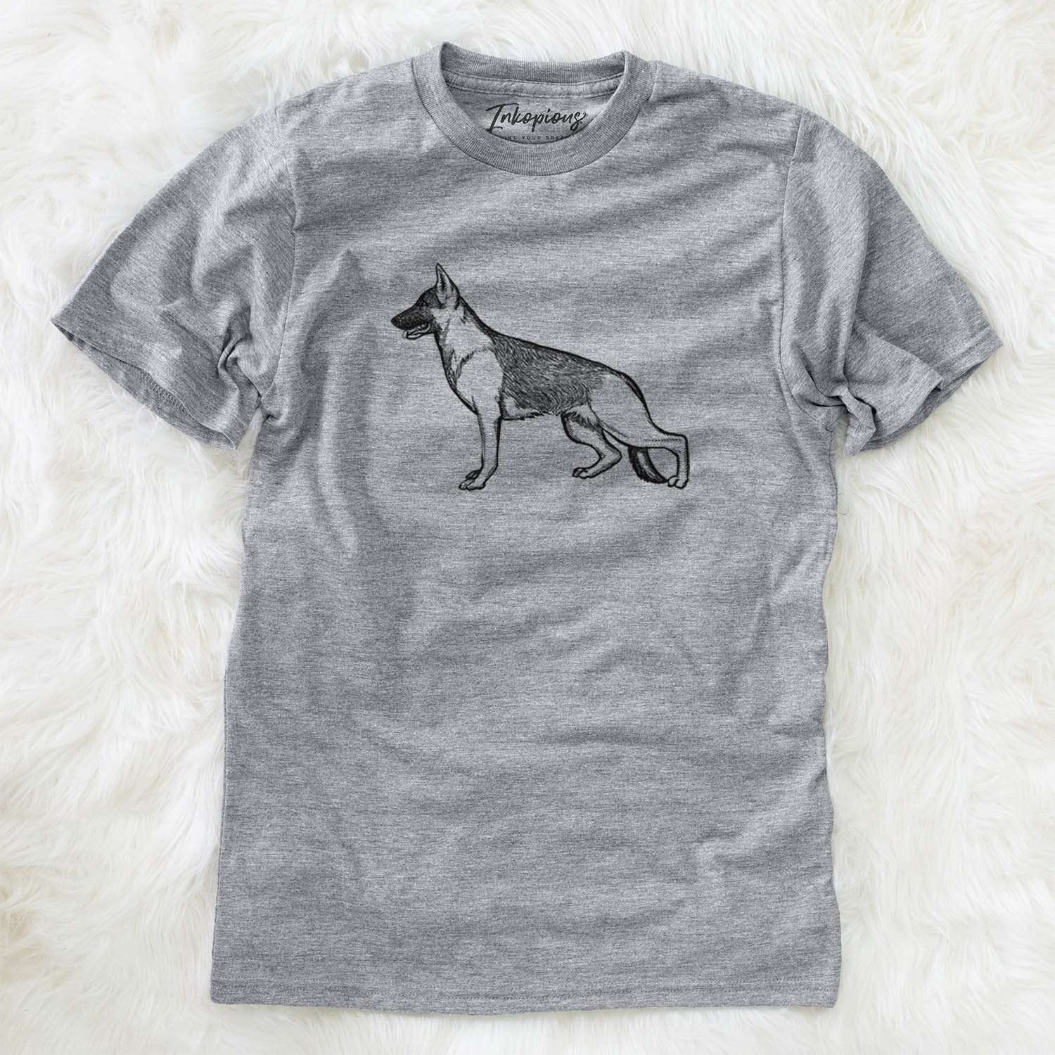 Halftone German Shepherd  - Unisex Crewneck