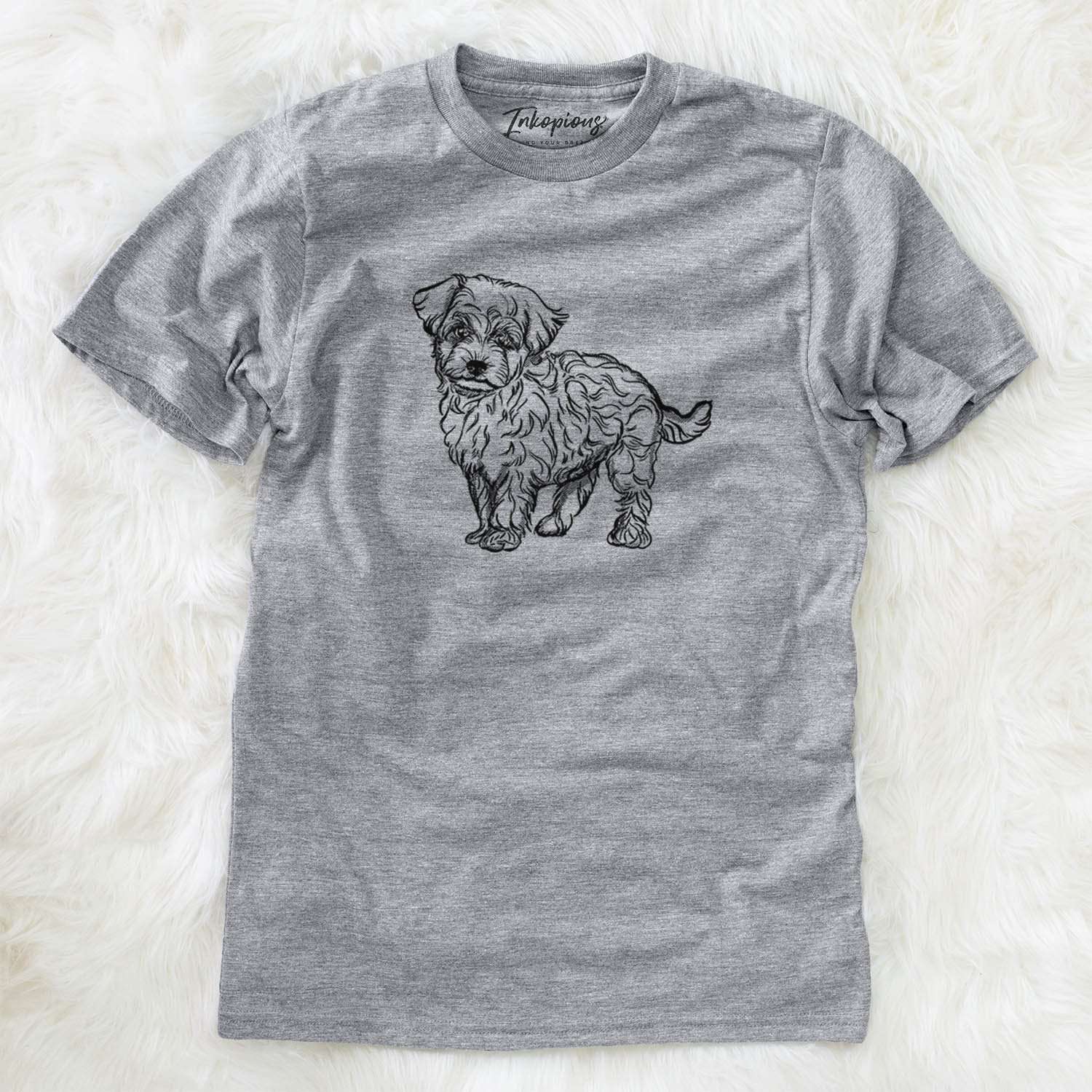 Halftone Maltipoo  - Unisex Crewneck