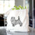 Halftone Norfolk Terrier  - Tote Bag