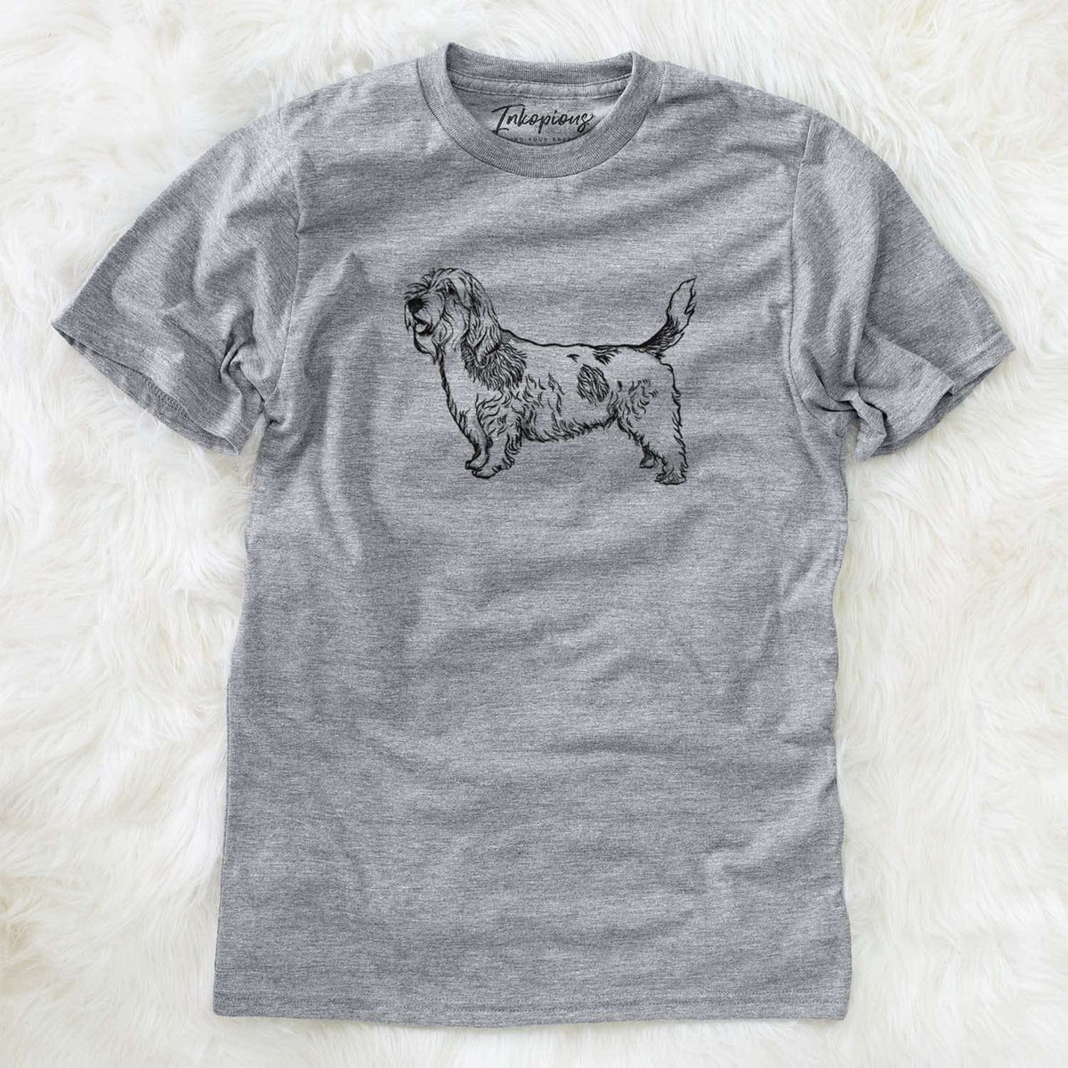 Halftone Petit Basset Griffon Vendeen  - Unisex Crewneck