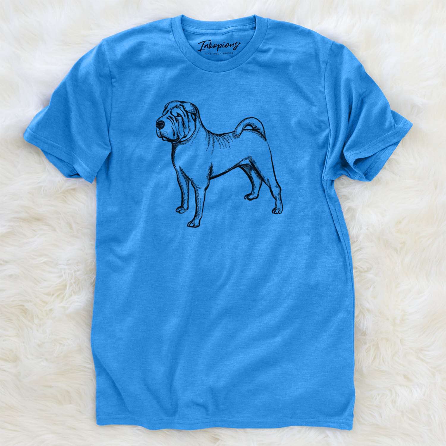 Halftone Shar Pei  - Unisex Crewneck