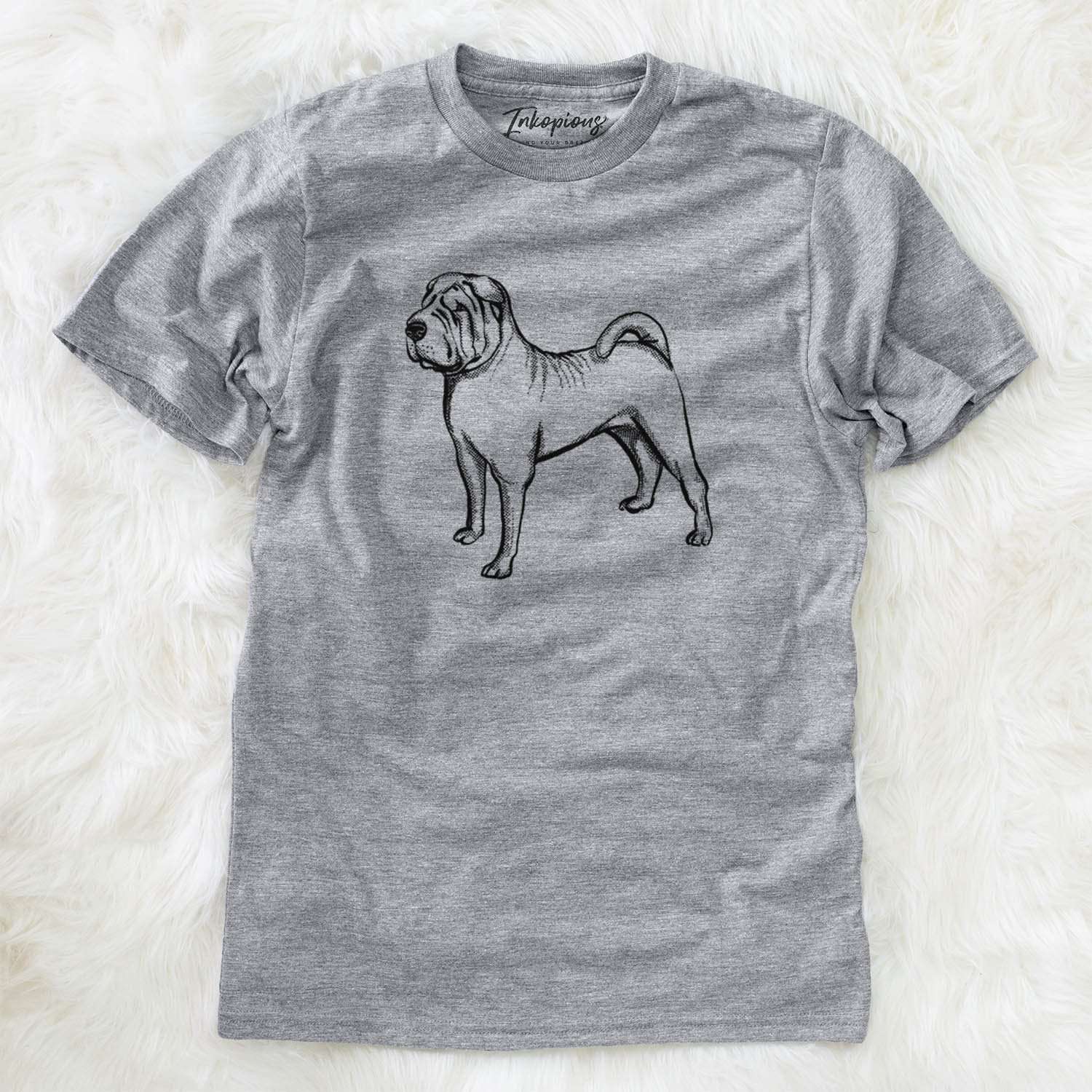 Halftone Shar Pei  - Unisex Crewneck