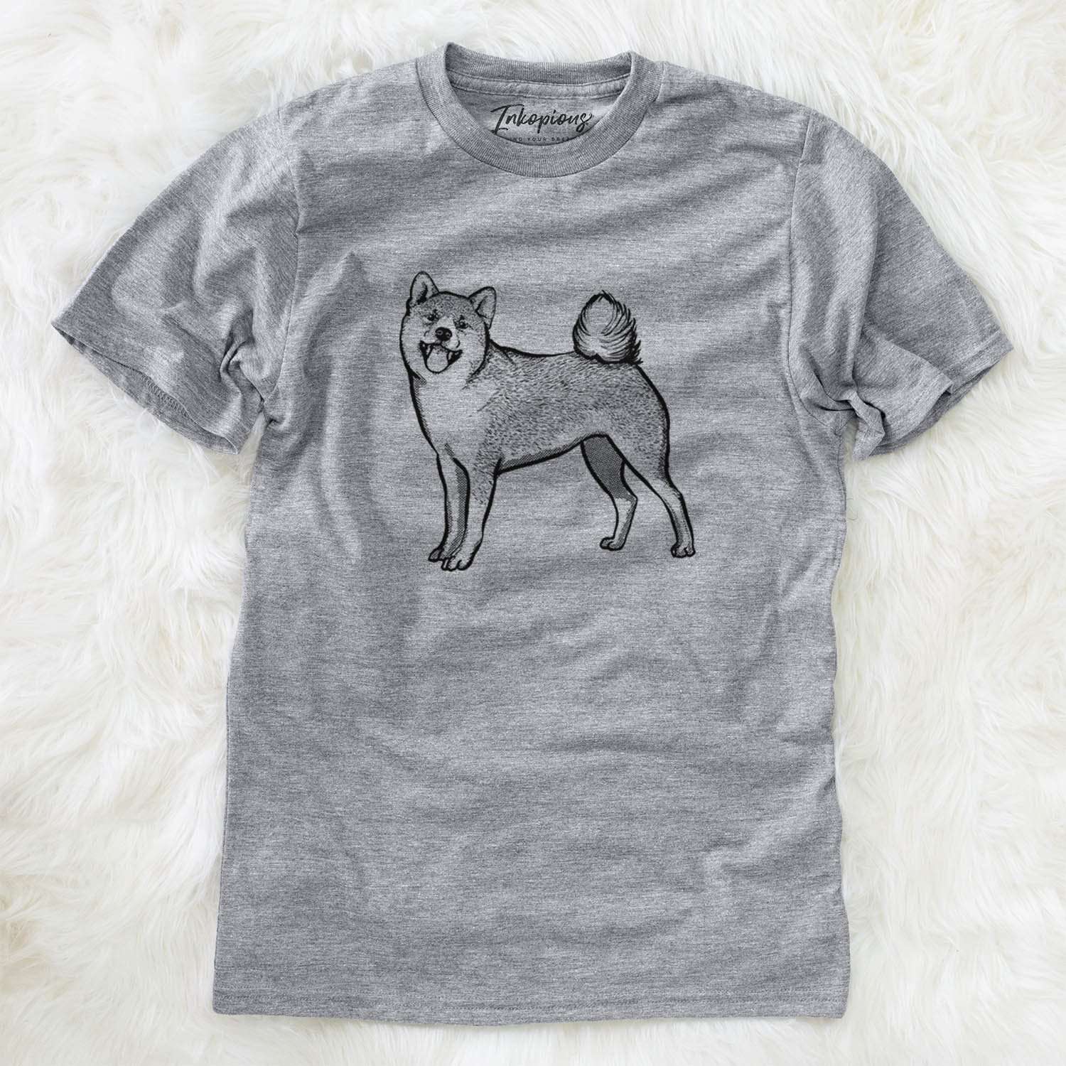 Halftone Shiba Inu  - Unisex Crewneck