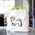 Halftone Shih Tzu Puppy Cut  - Tote Bag