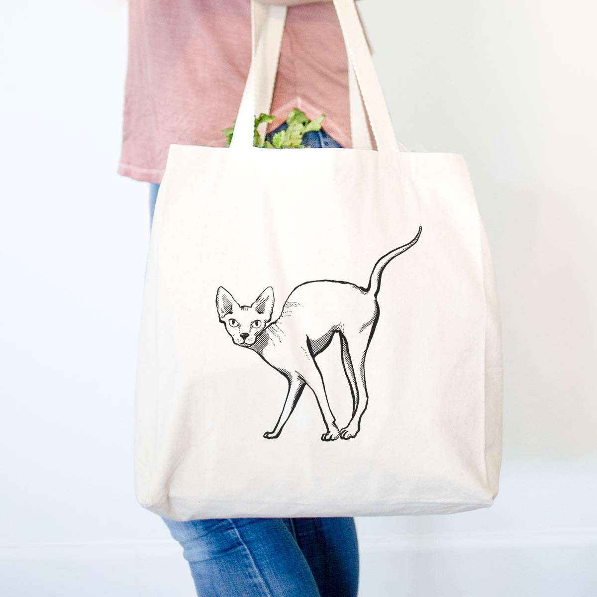 Halftone Sphynx  - Tote Bag