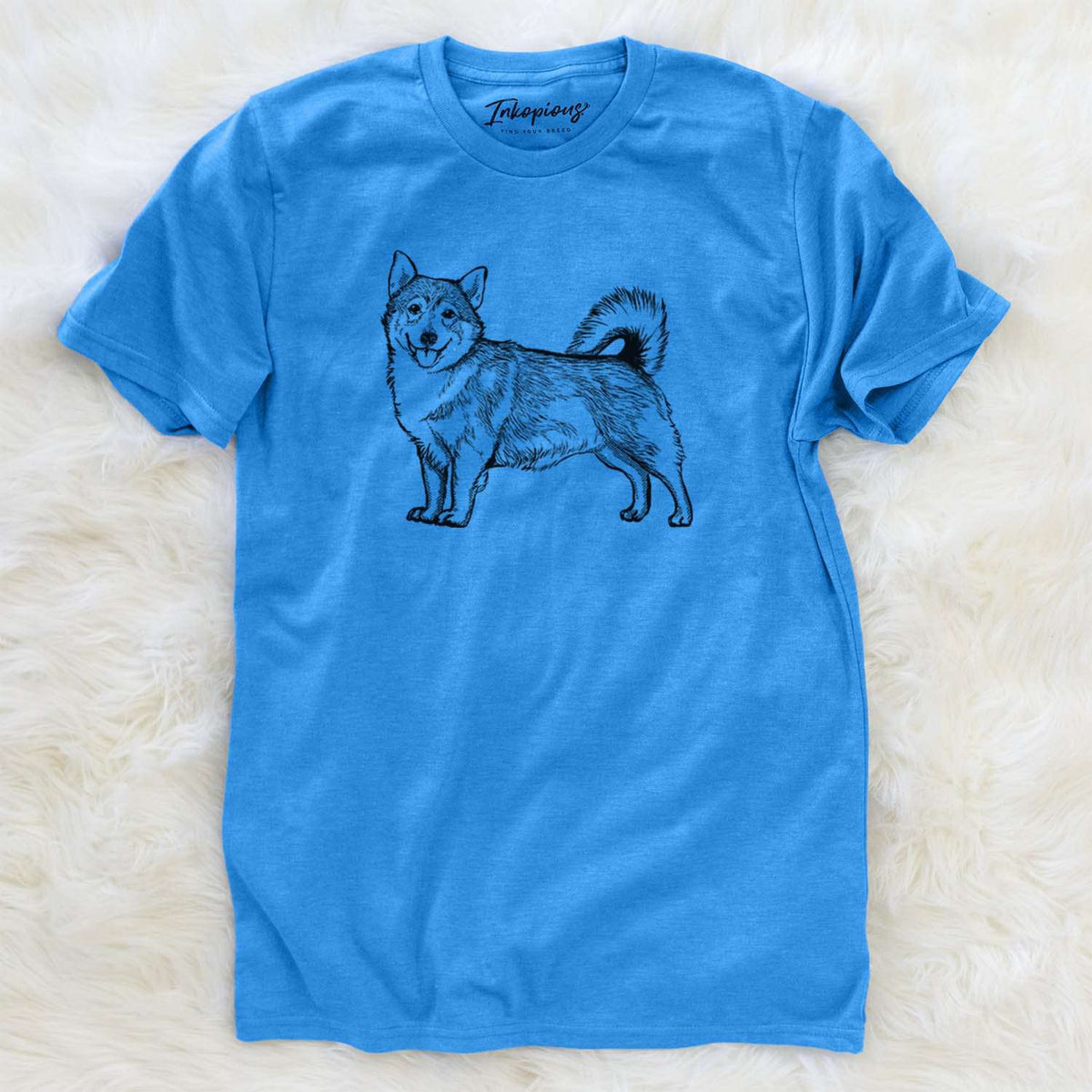 Halftone Swedish Vallhund  - Unisex Crewneck