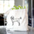 Halftone Toy Poodle  - Tote Bag