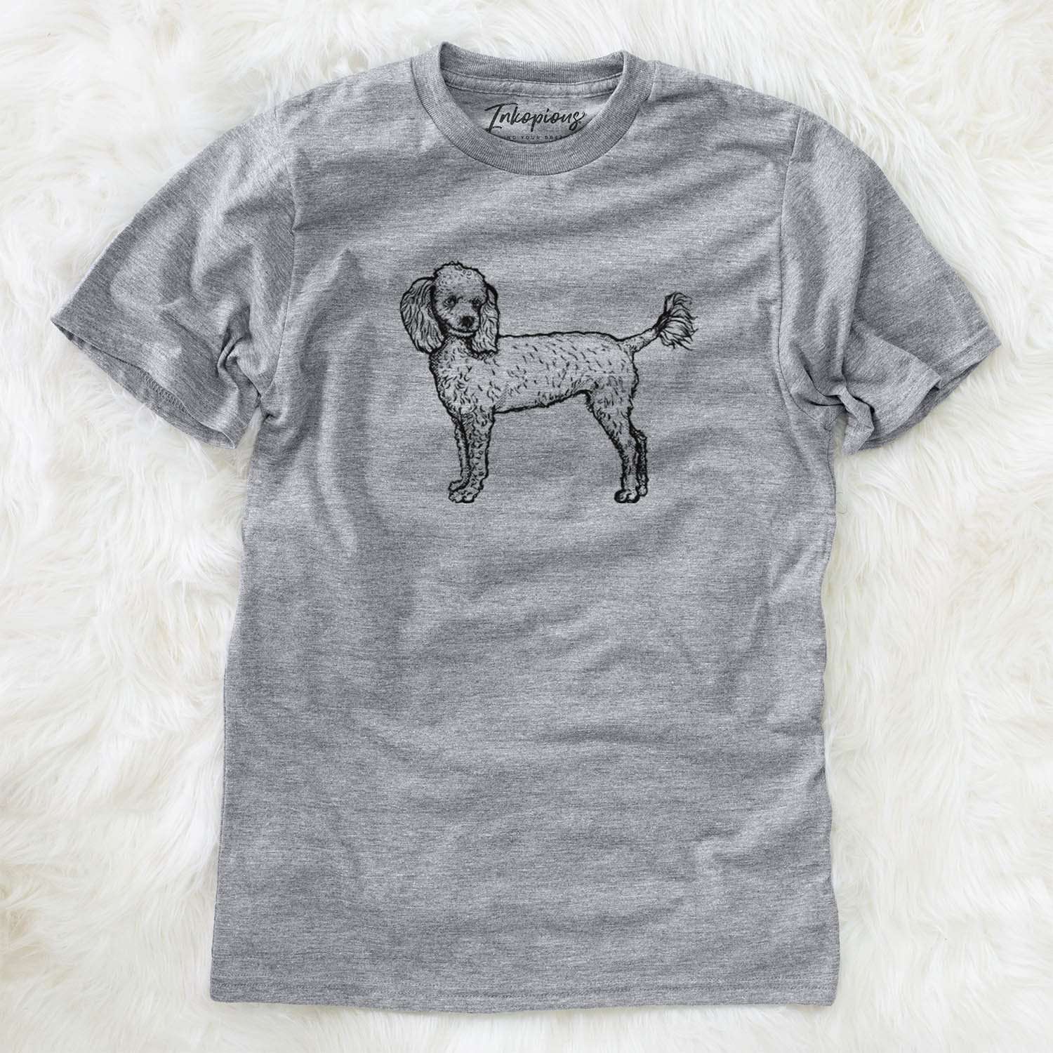 Halftone Toy Poodle  - Unisex Crewneck