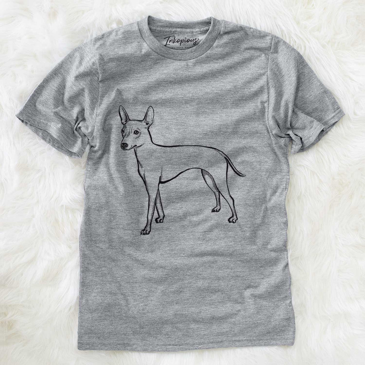 Halftone American Hairless Terrier - Unisex Crewneck