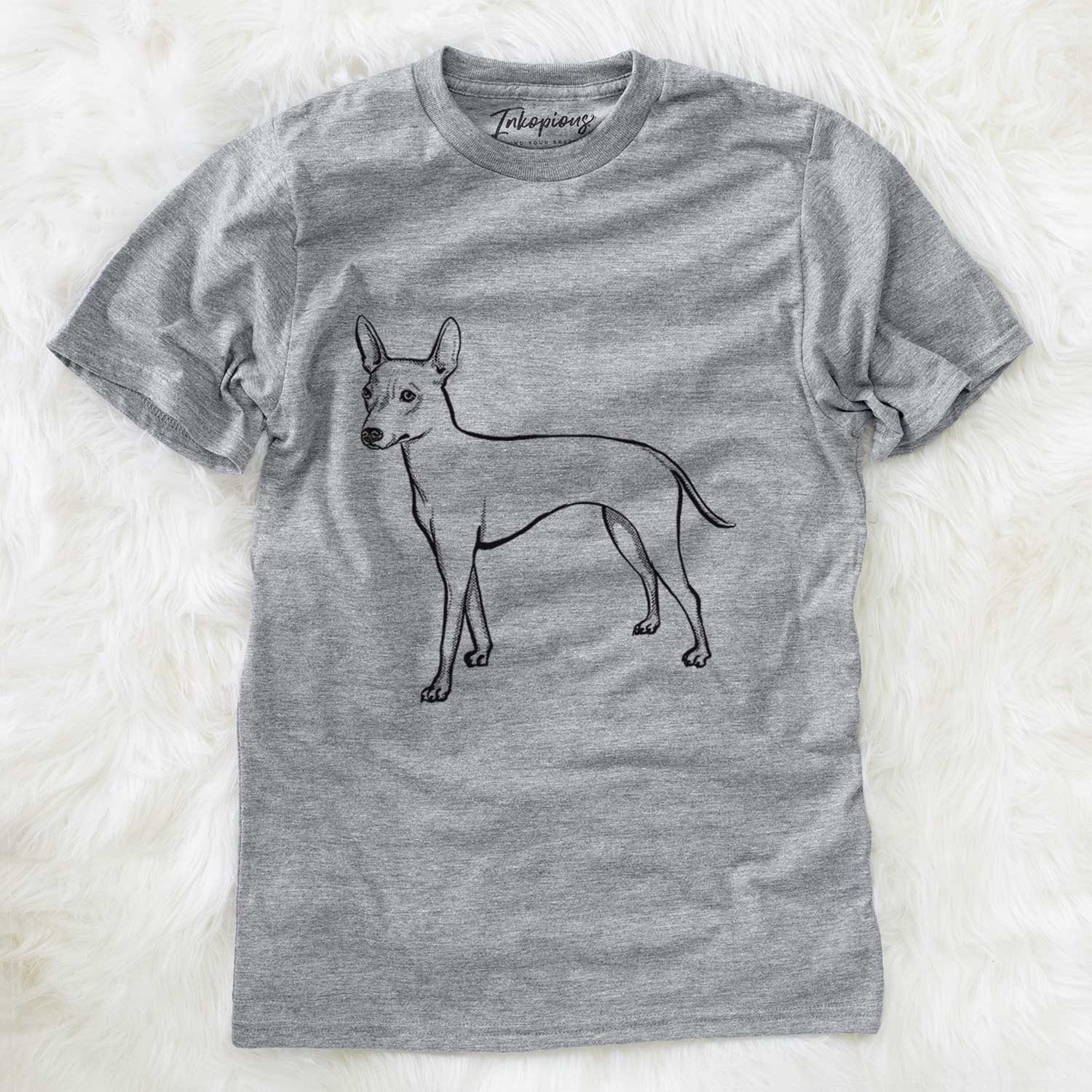 Halftone American Hairless Terrier - Unisex Crewneck
