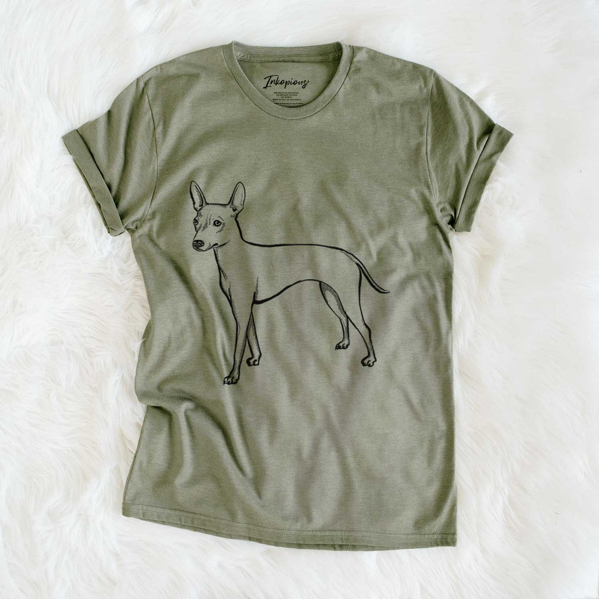 Halftone American Hairless Terrier - Unisex Crewneck