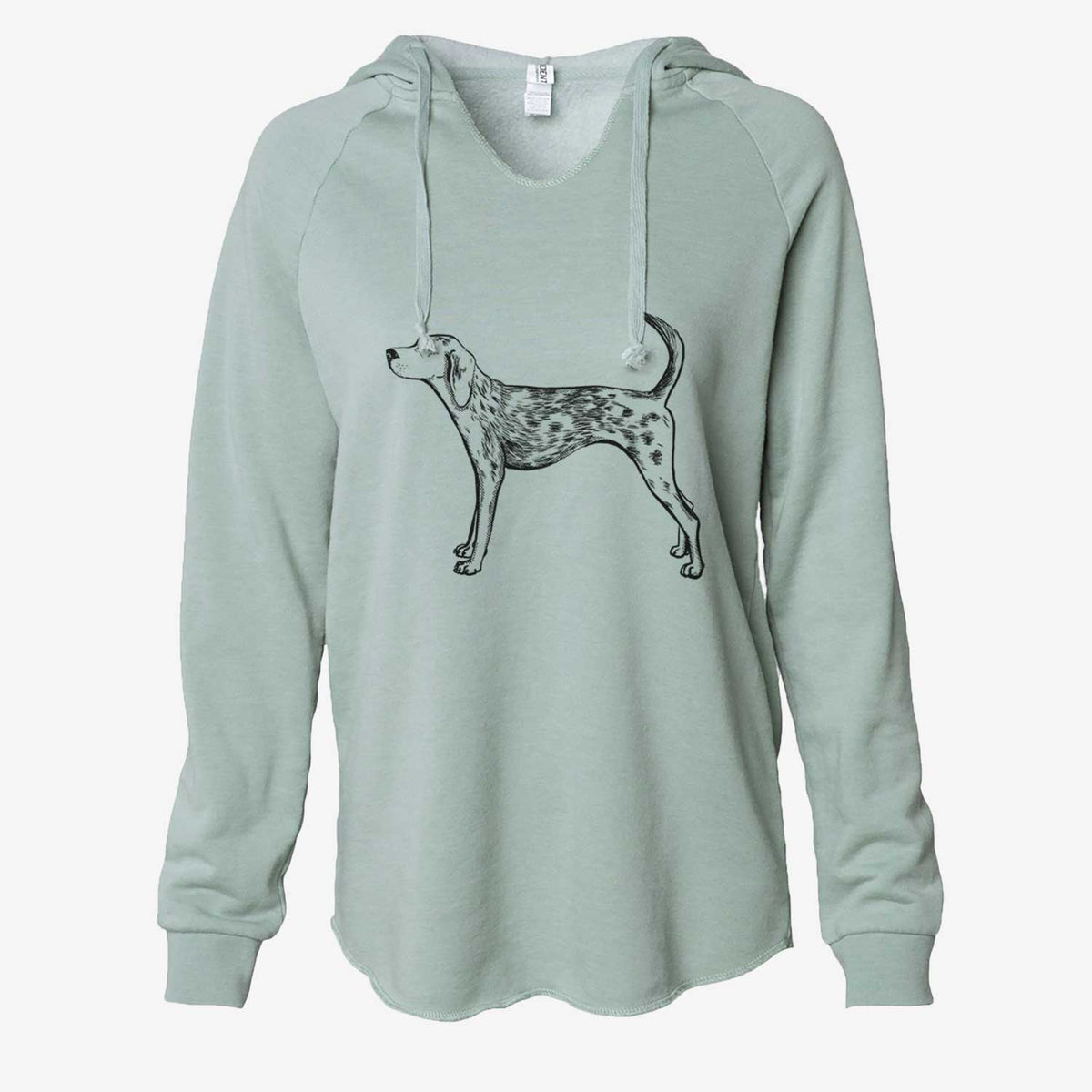 Halftone American Leopard - Cali Wave Hooded Sweatshirt
