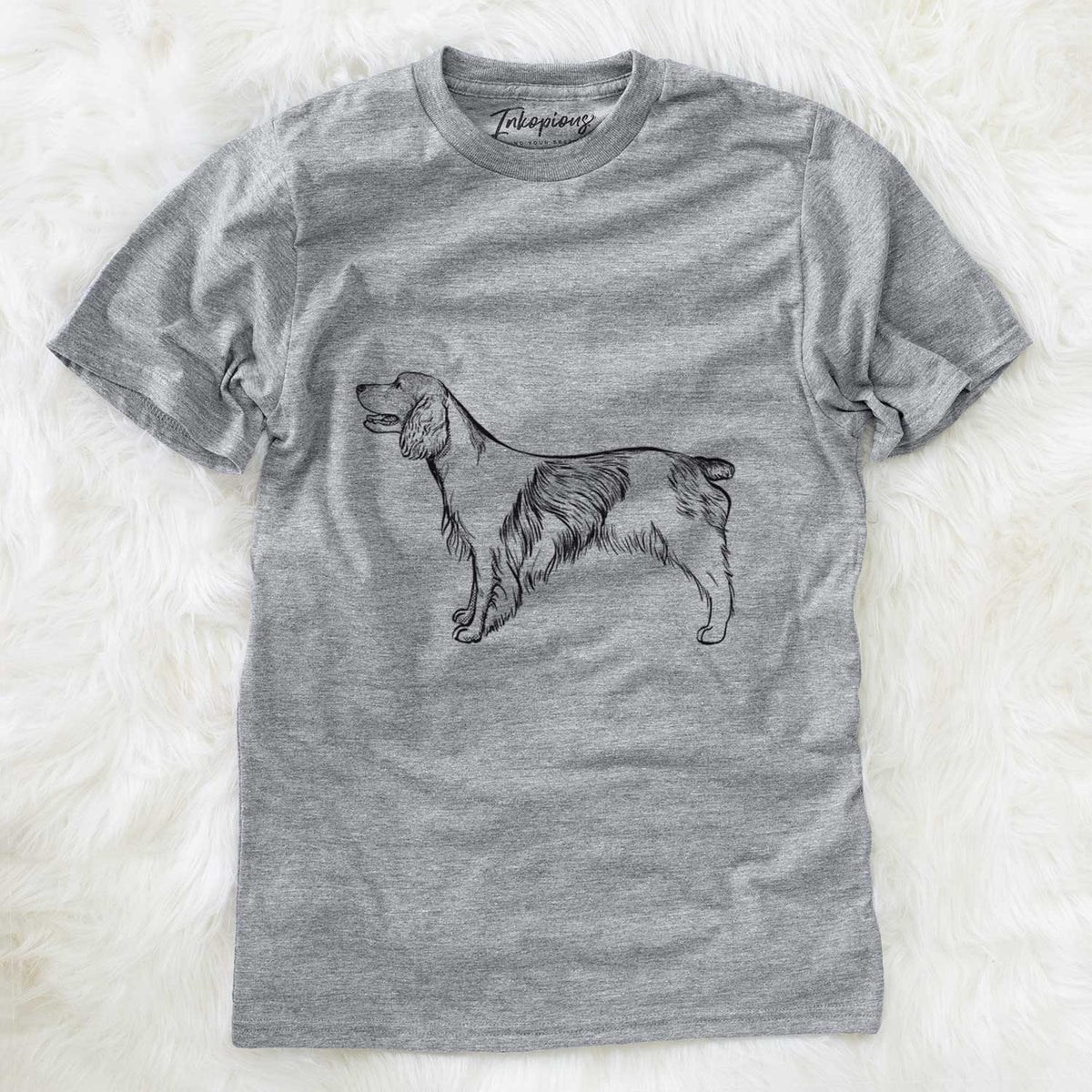 Halftone Welsh Springer Spaniel - Unisex Crewneck