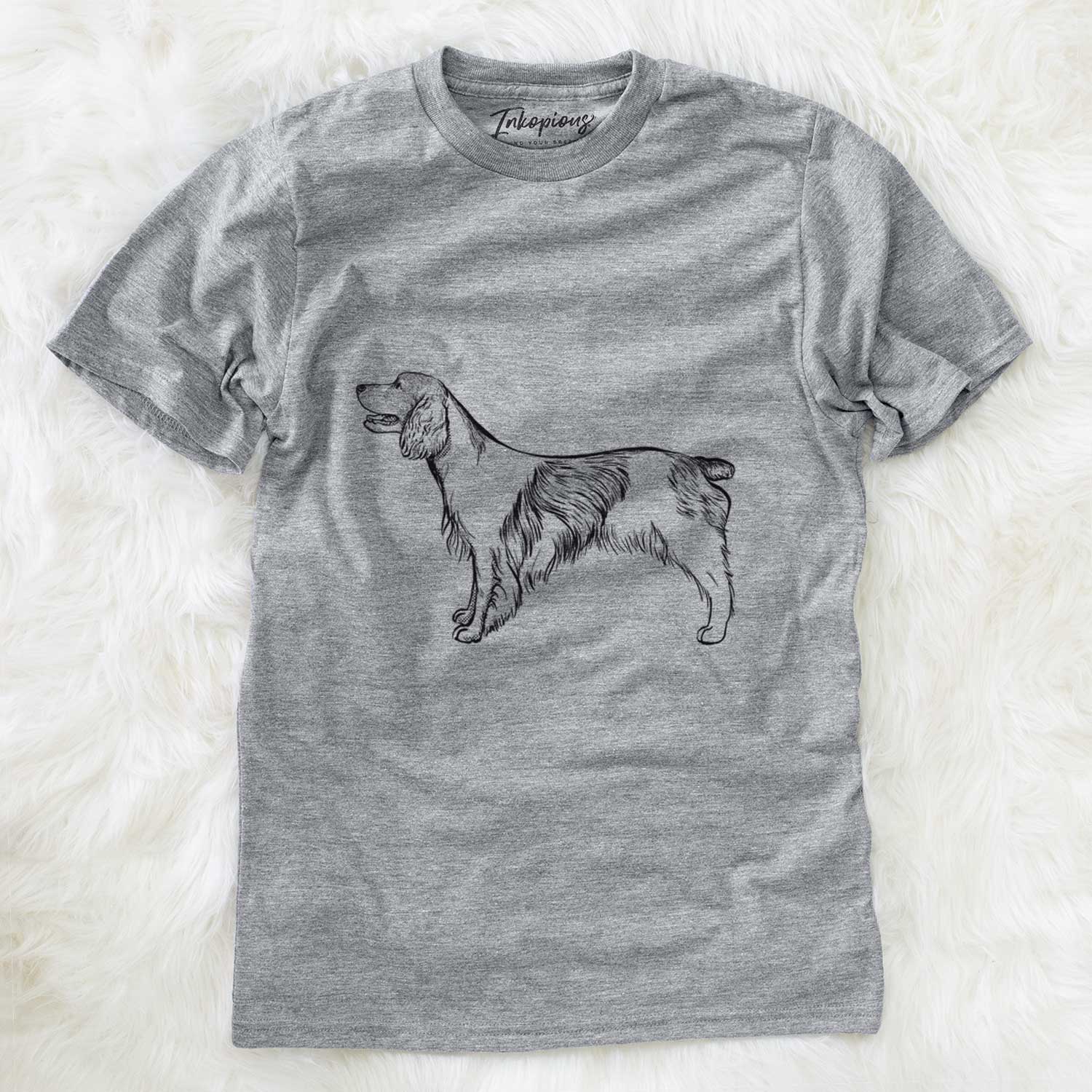 Halftone Welsh Springer Spaniel - Unisex Crewneck