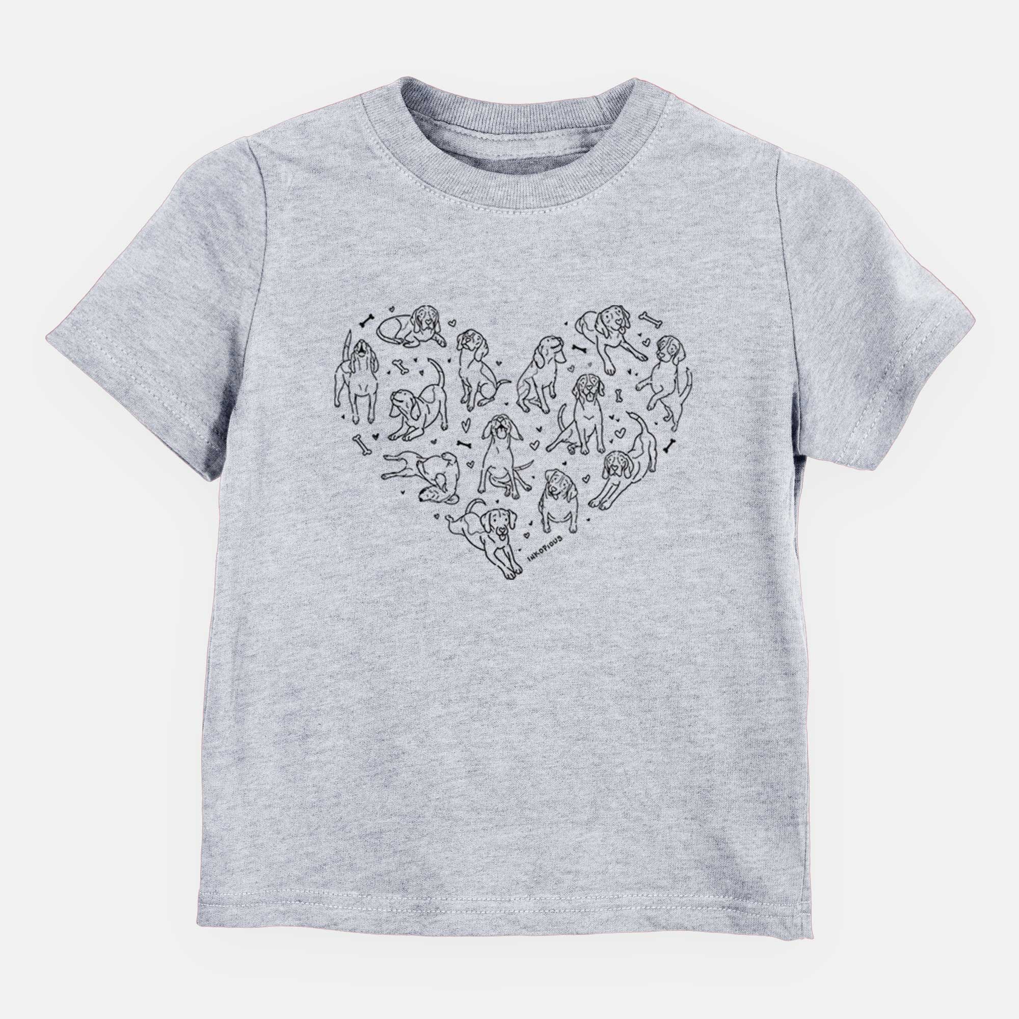 Heart Full of Beagles - Kids/Youth/Toddler Shirt