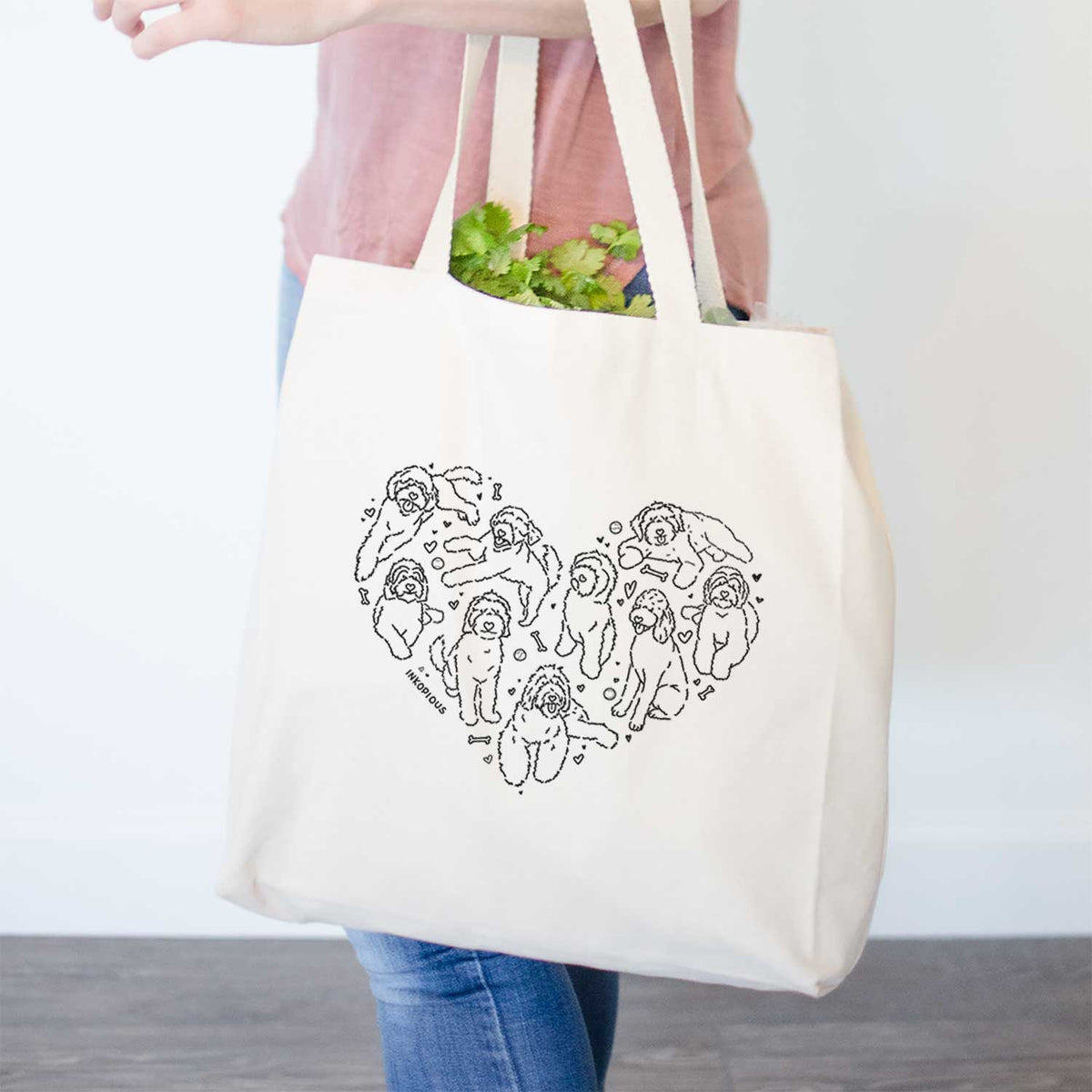 Heart Full of Goldendoodles- Tote Bag