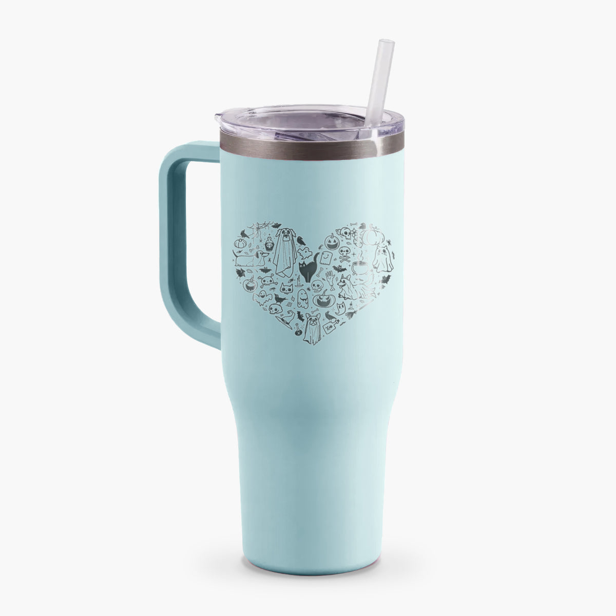 Halloween Heart - 40oz Tumbler with Handle