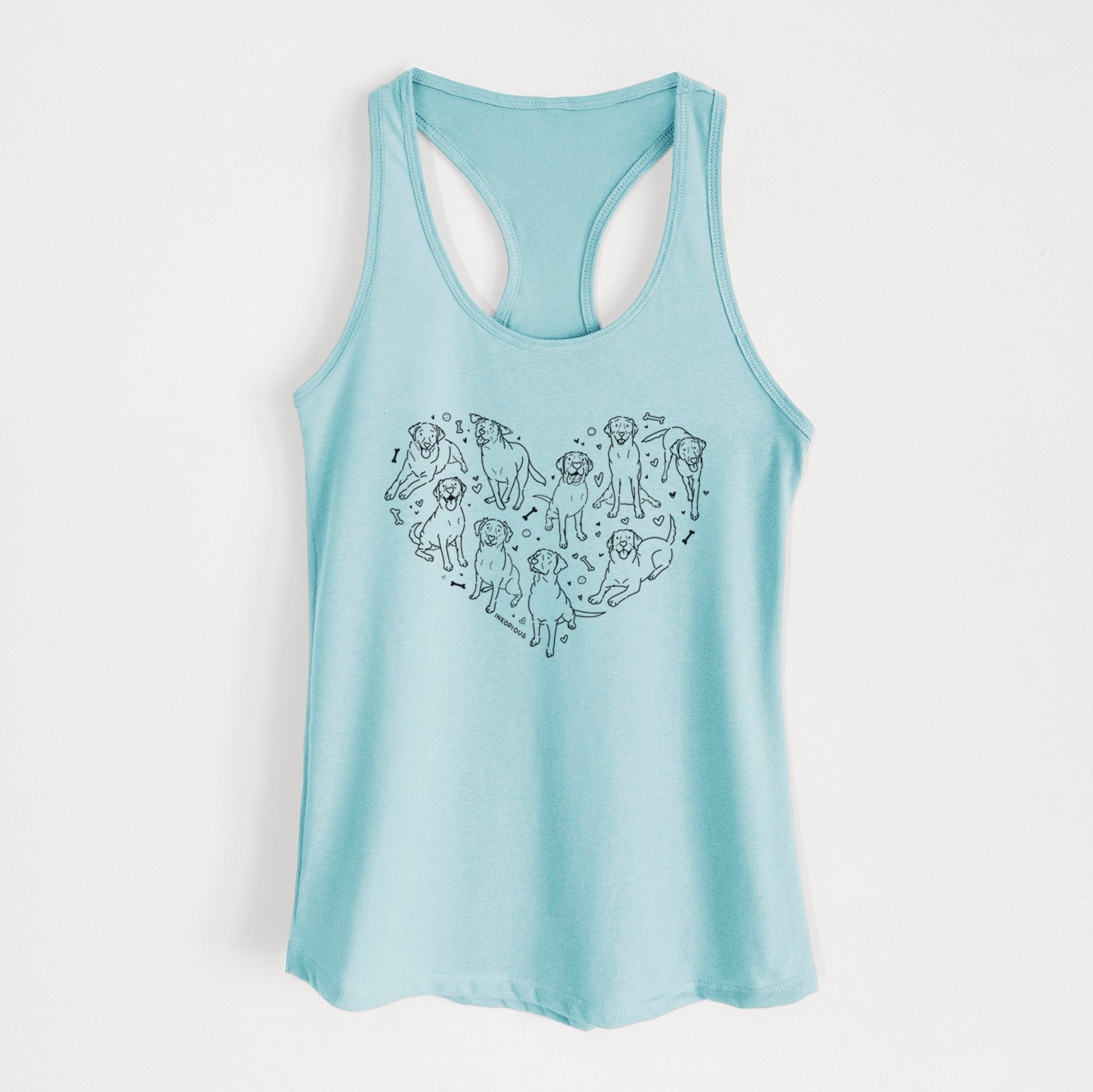 Heart Full of Labradors - Women's Racerback Tanktop