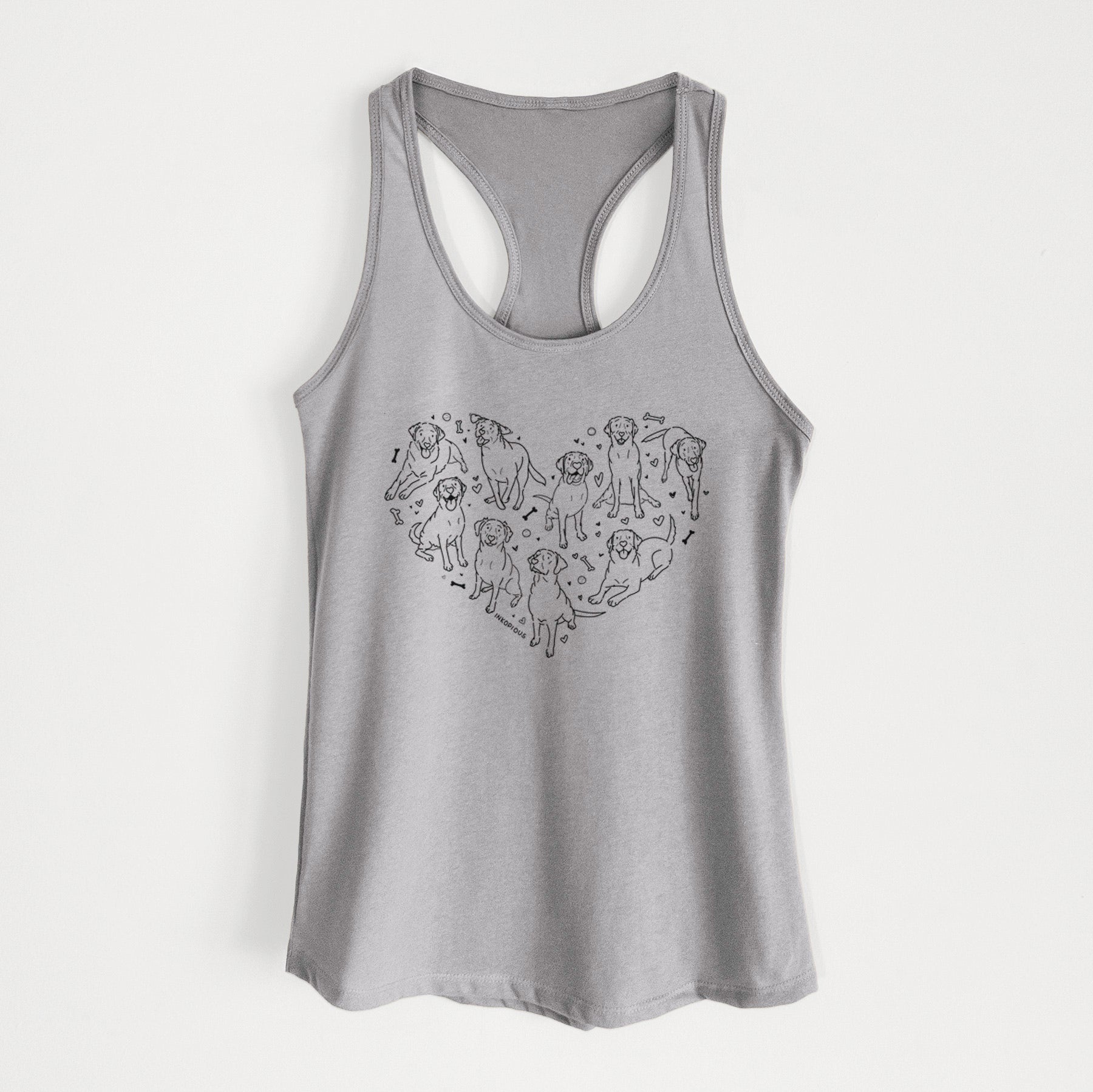 Heart Full of Labradors - Women's Racerback Tanktop