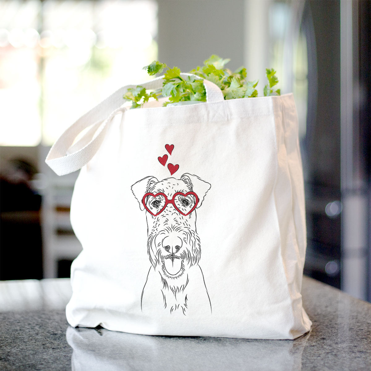 Andy the Airedale Terrier - Tote Bag