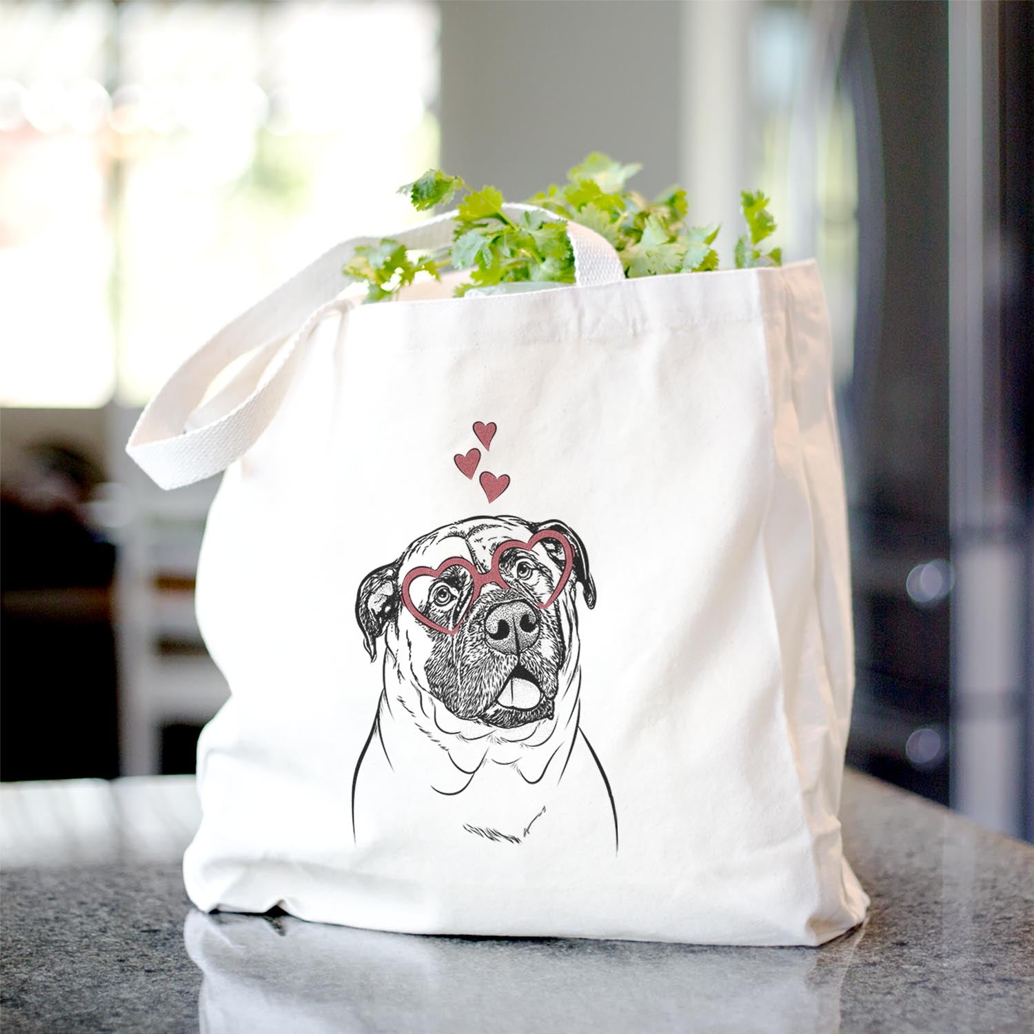 Big P the English Mastiff - Tote Bag